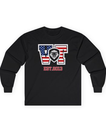 Valuetainment Collegiate Vt Unisex Ultra Cotton Long Sleeve Tee