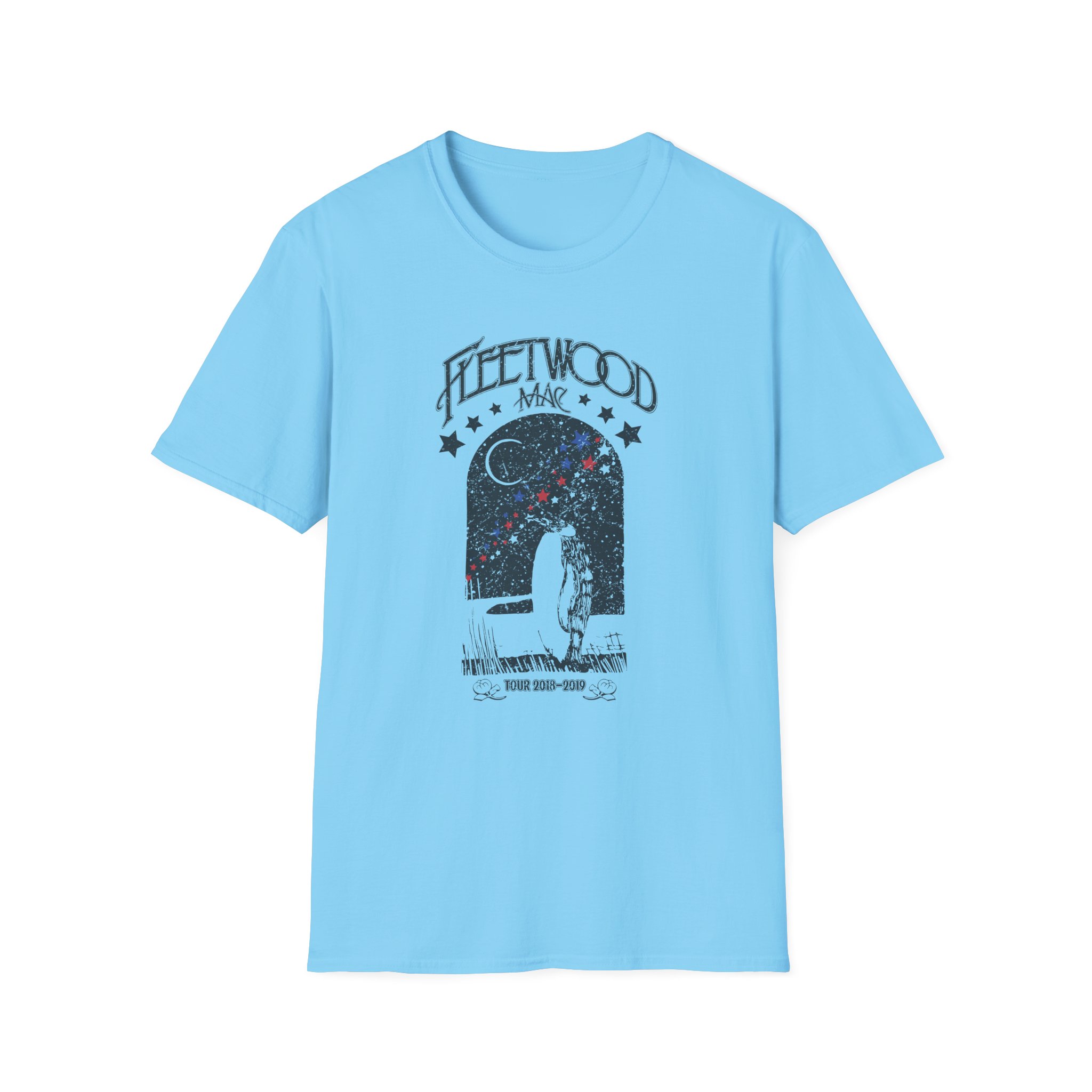 Fleetwood Mac Tour 2018 - 2019 Penguin Unisex Softstyle T-Shirt - Image 15
