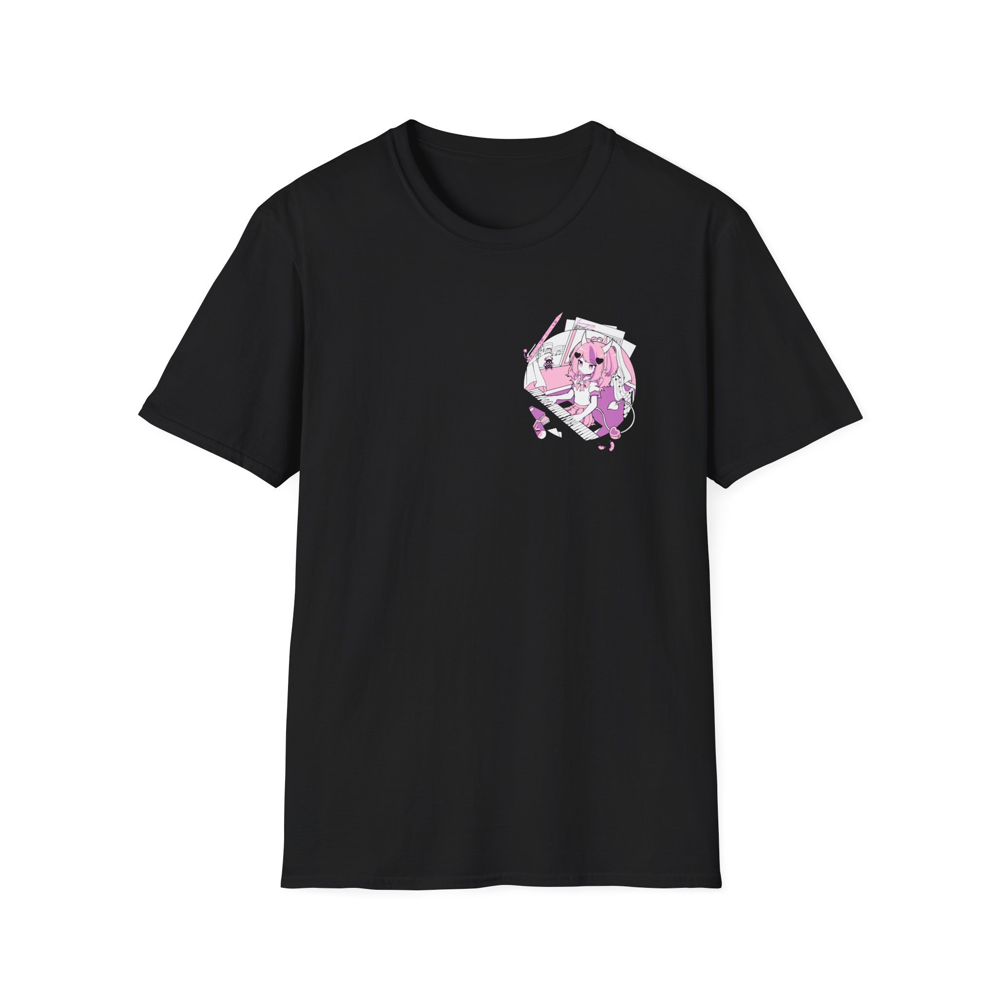 Ironmouse Anime Unisex Softstyle T-shirt