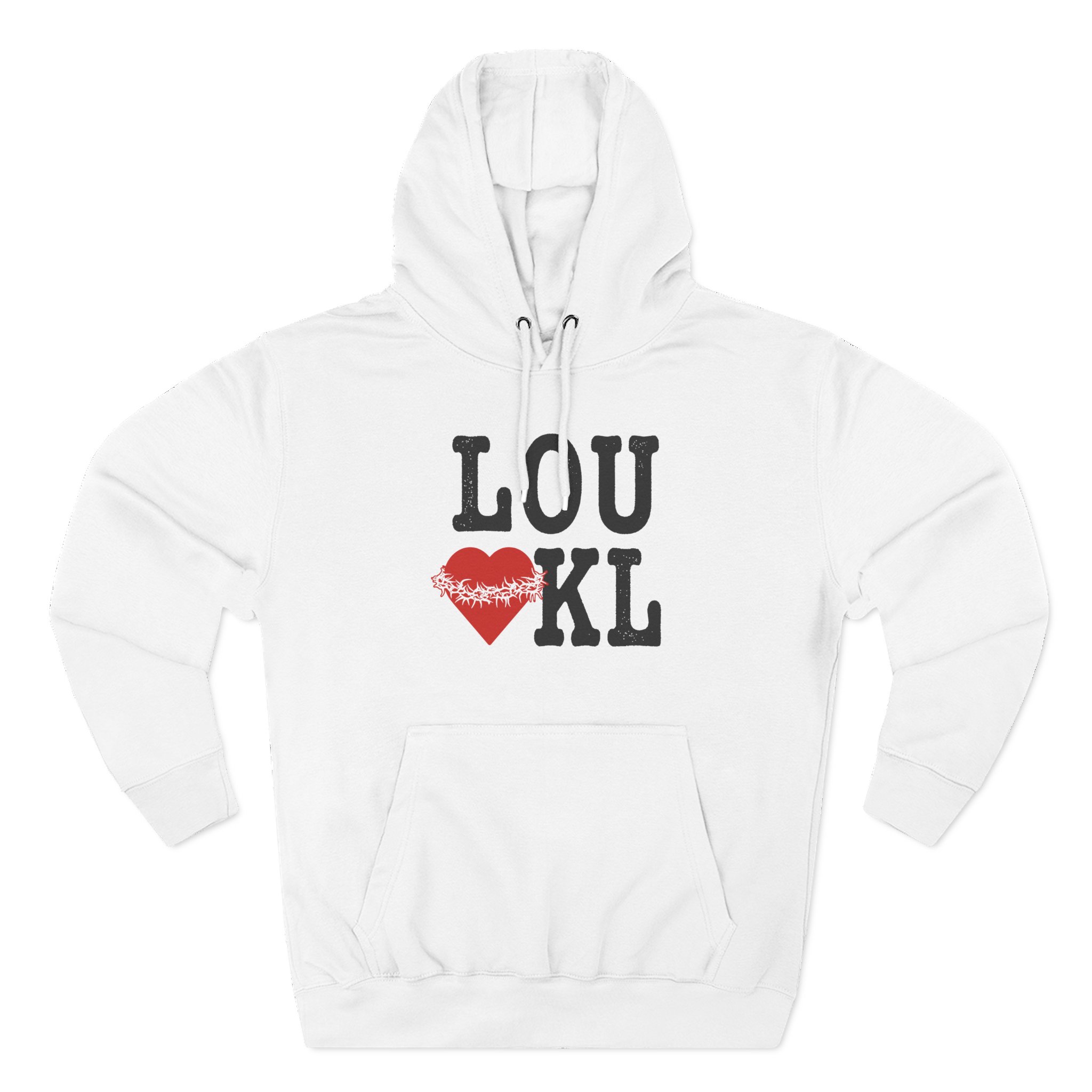 Knocked Loose I Heart Kl Three-Panel Fleece Hoodie