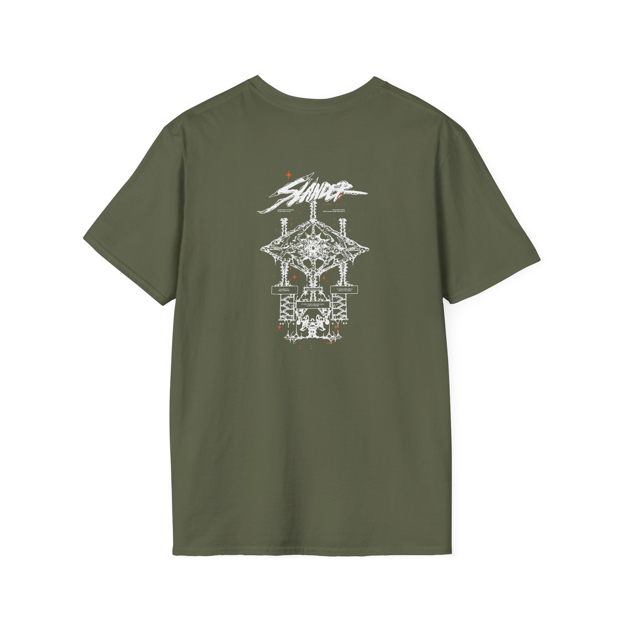 Slander Gud Vibrations Graffiti Unisex Softstyle T-Shirt - Image 6