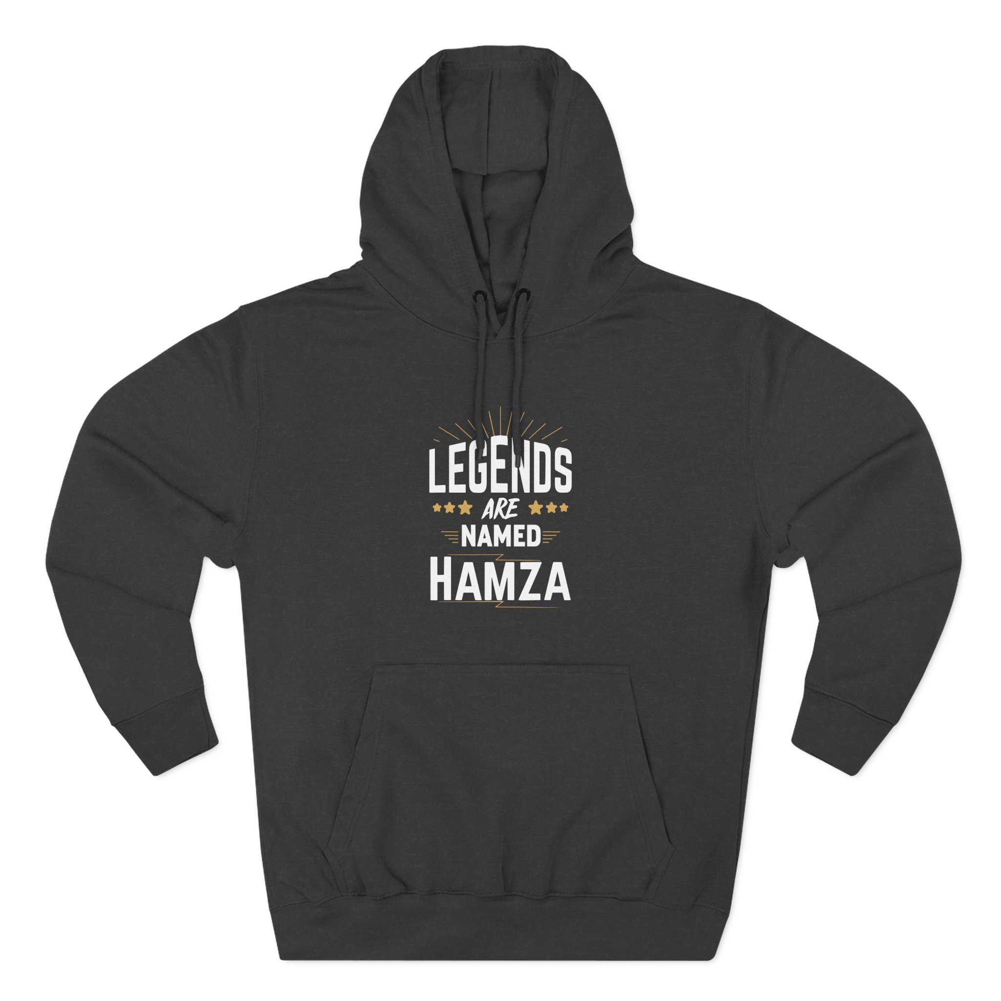 Hamza Legends Are Named Three-Panel Fleece Hoodie - Image 3