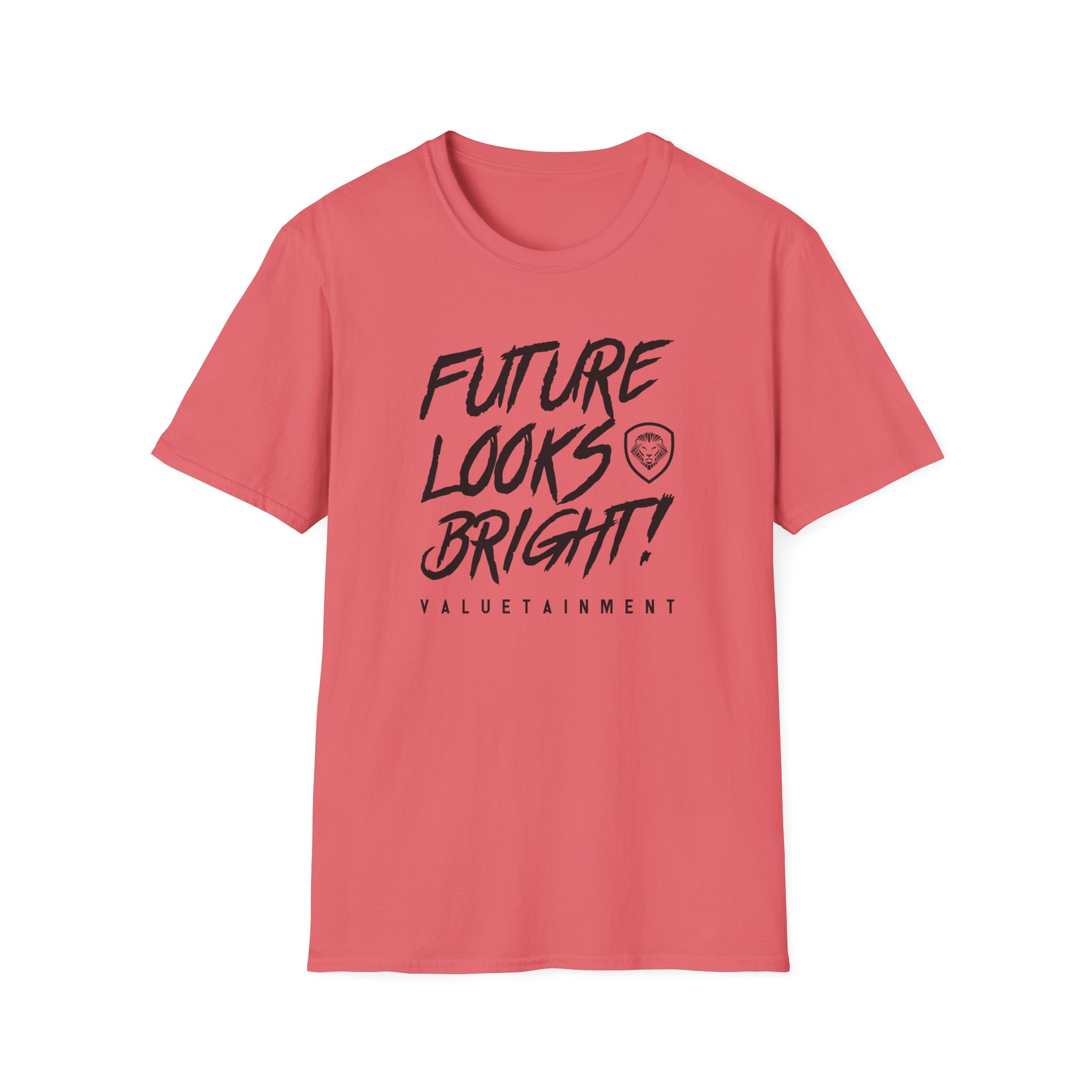 Valuetainment Future Looks Bright Unisex Softstyle T-Shirt - Image 3