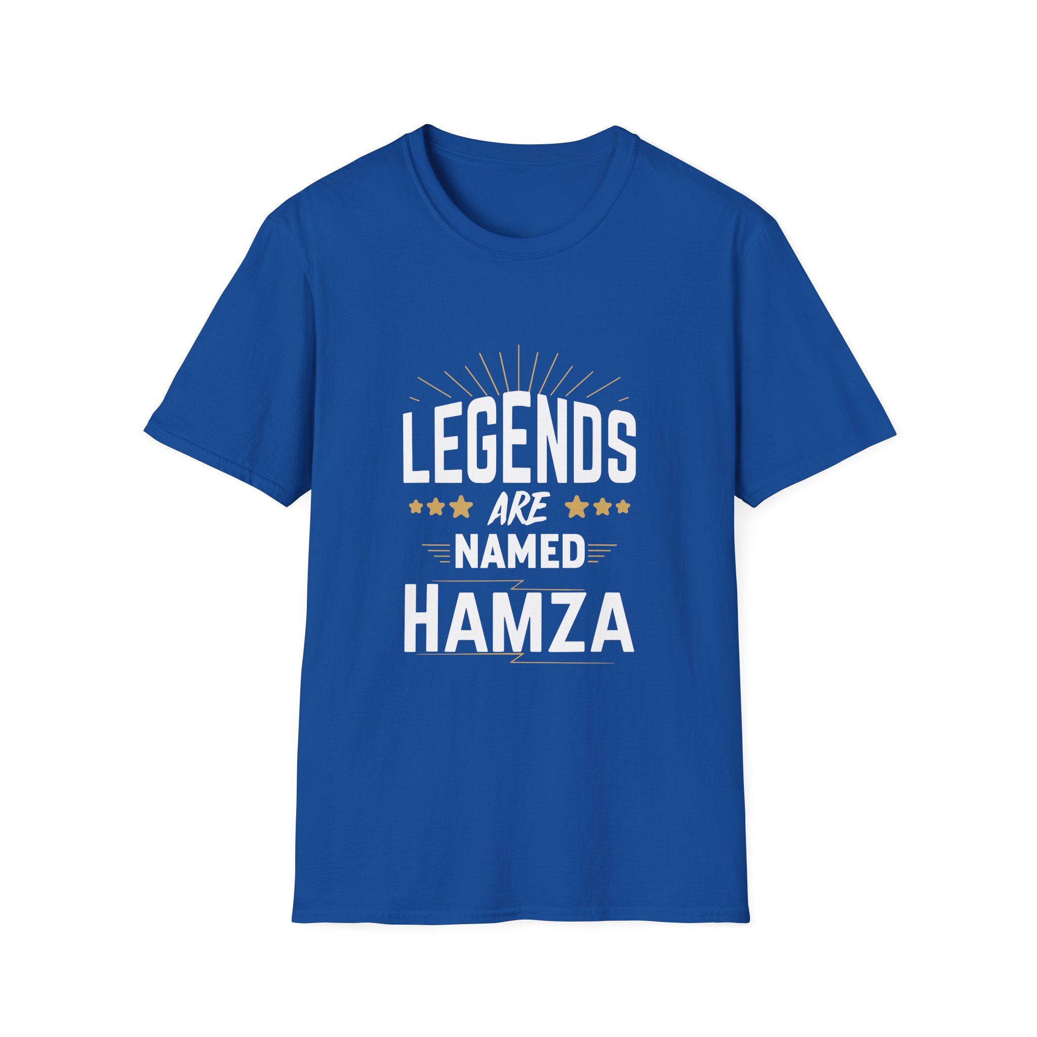 Hamza Legends Are Named Unisex Softstyle T-Shirt - Image 13