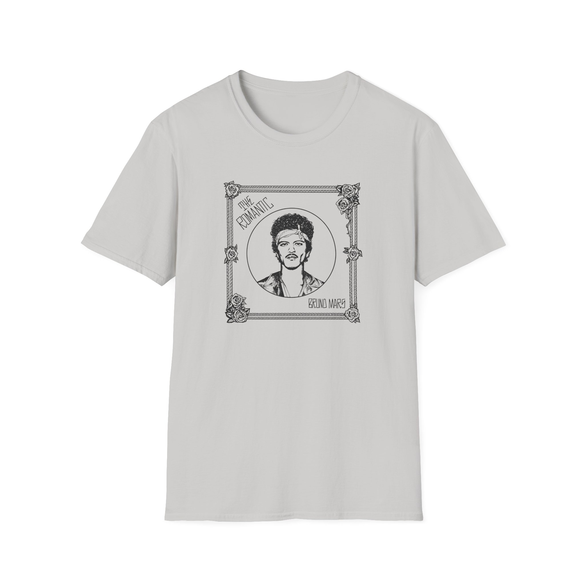 Bruno Mars the Romantic Tour Unisex Softstyle T-Shirt - Image 5