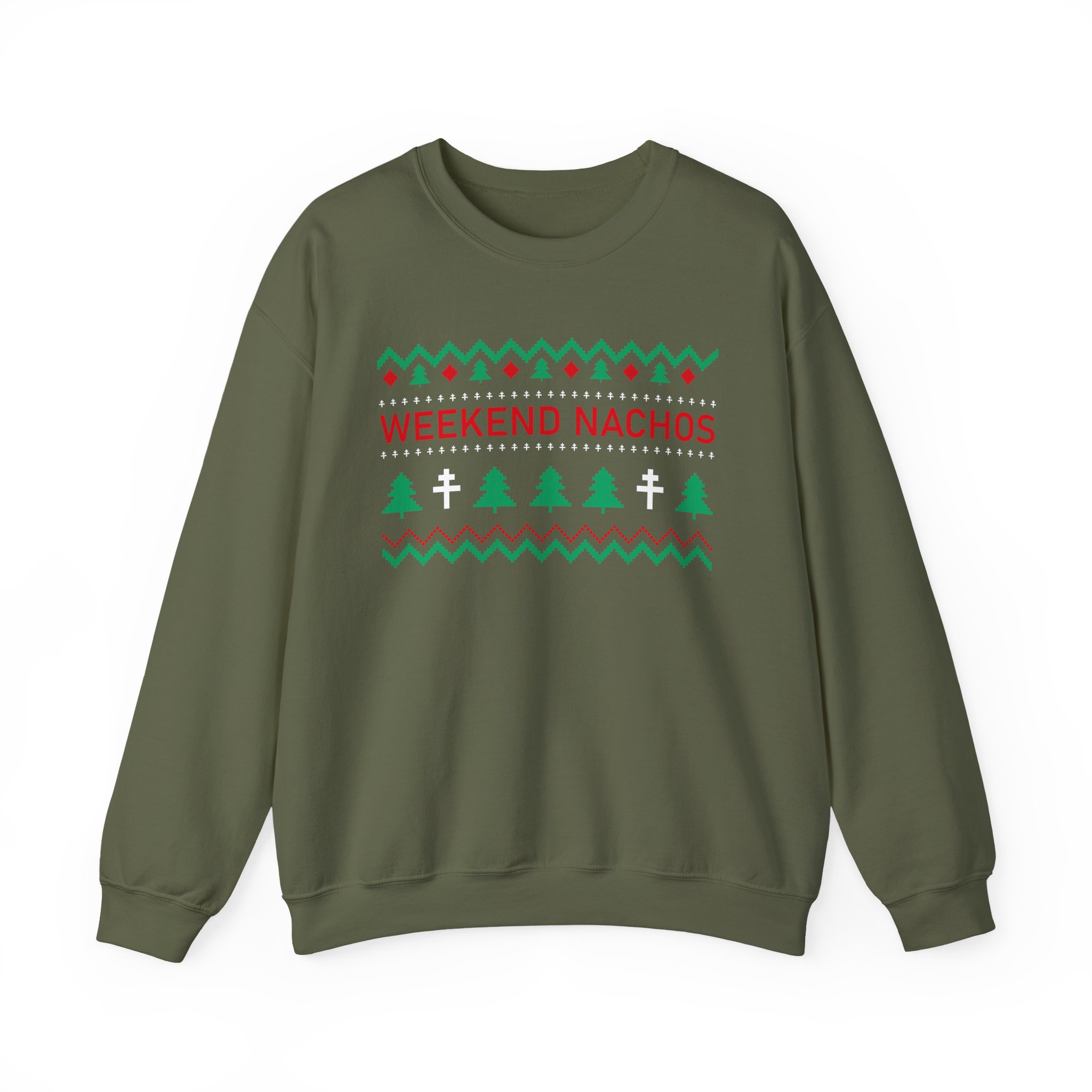 Weekend Nachos Unisex Heavy Blend™ Crewneck Sweatshirt - Image 5