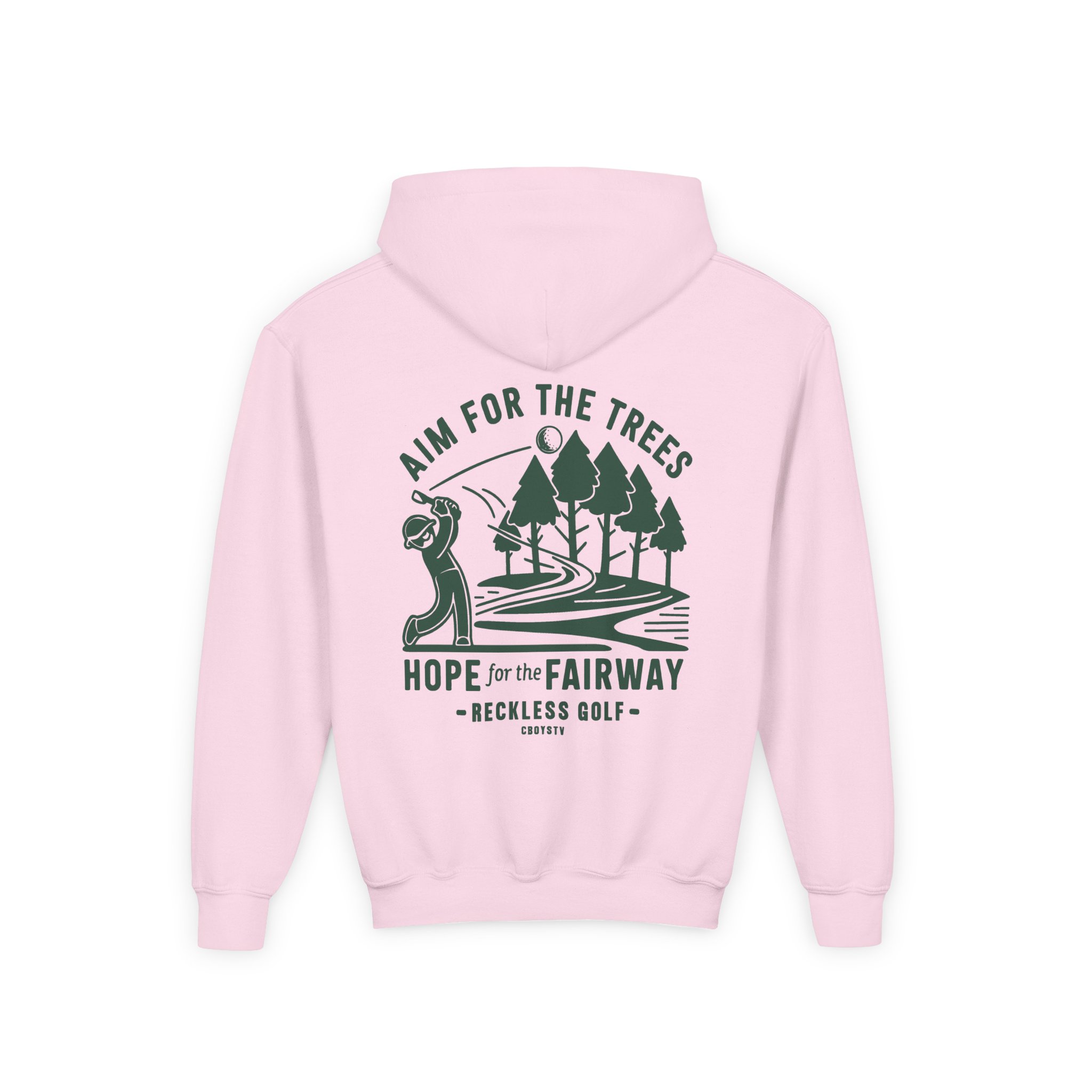Cboystv Fairway Youth Heavy Blend Hooded Sweatshirt - Image 8