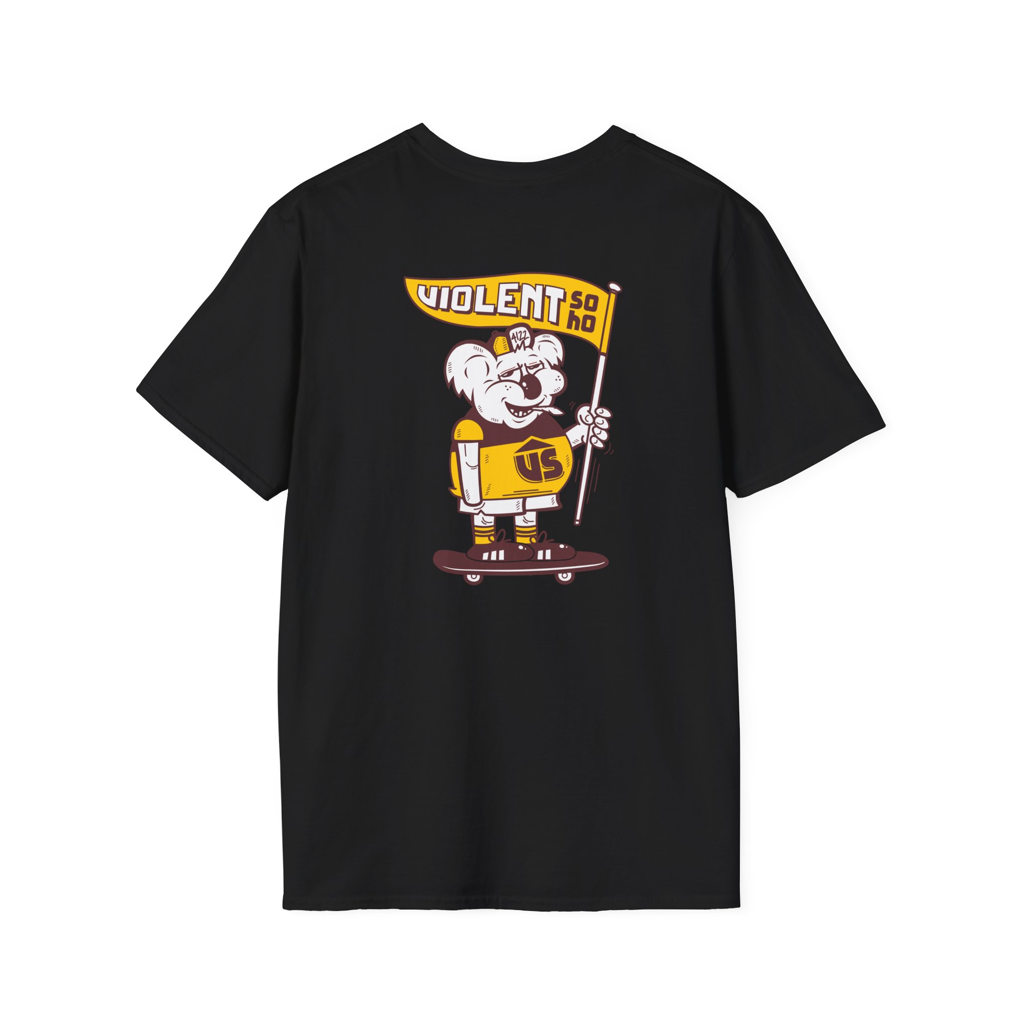 Violent Soho Brisbane Bears Unisex Softstyle T-Shirt - Image 4