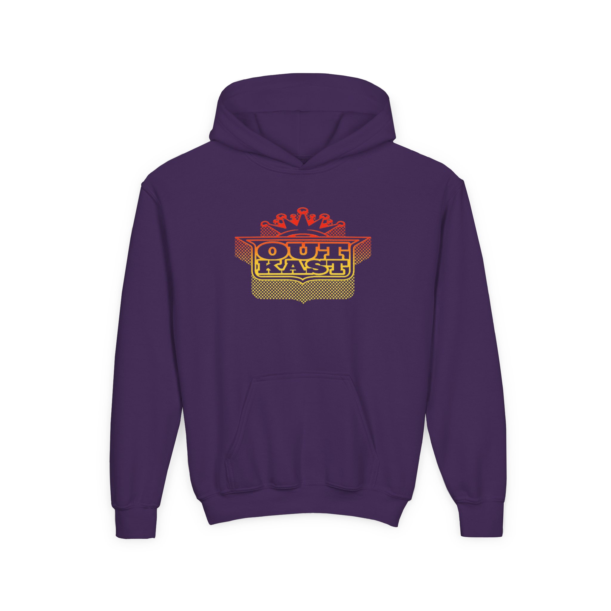 Youth Outkast Gold Dot Logo Heavy Blend Hooded Sweatshirt - Image 7