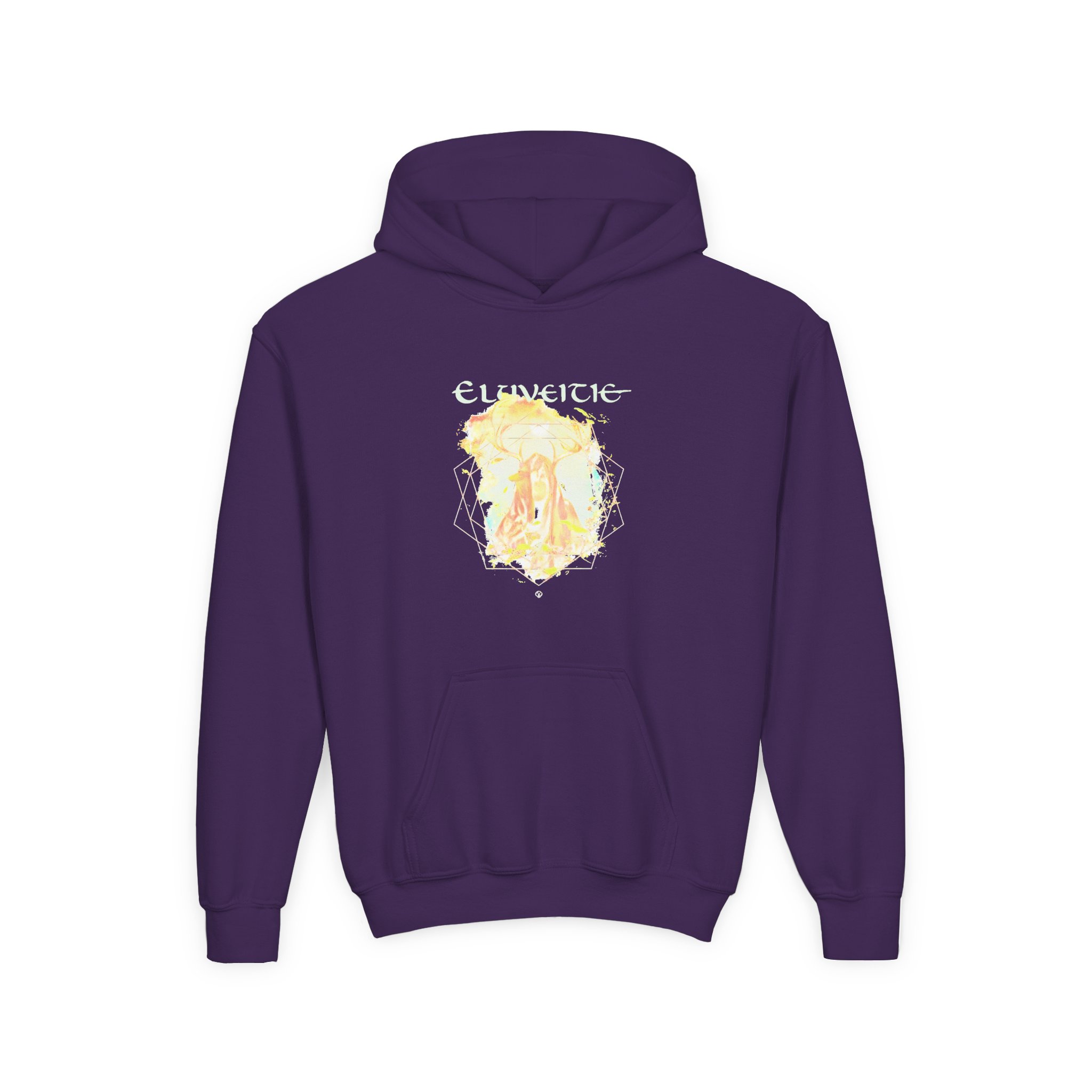 Eluveitie Awen Youth Heavy Blend Hooded Sweatshirt - Image 5
