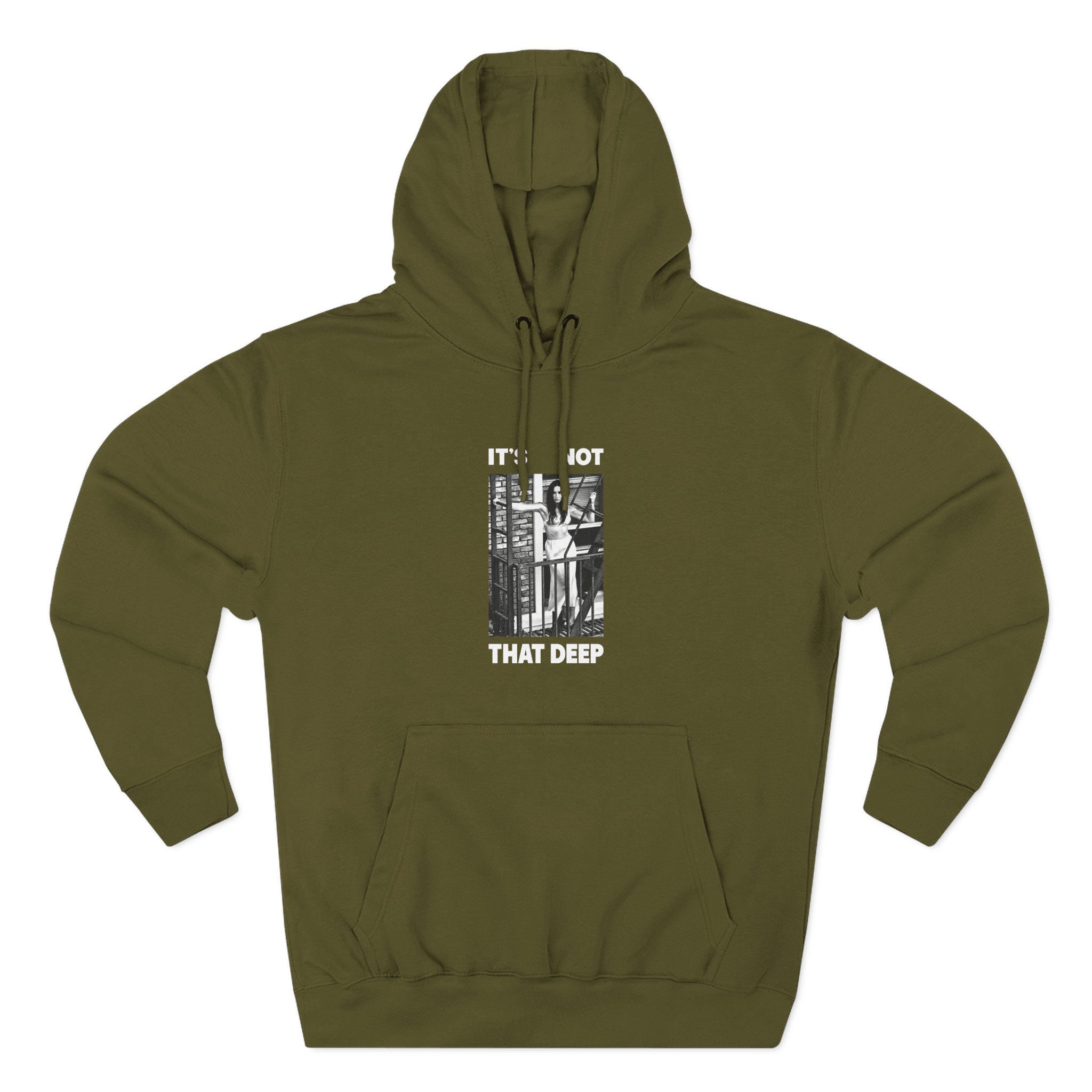 D L It’s Not That Deep Tour Three-panel Fleece Hoodie - Image 3