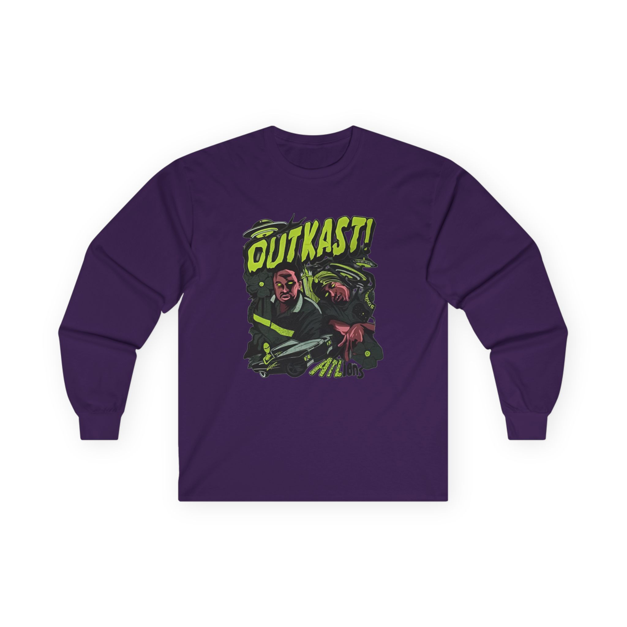 Outkast ATLiens Unisex Ultra Cotton Long Sleeve Tee - Image 13
