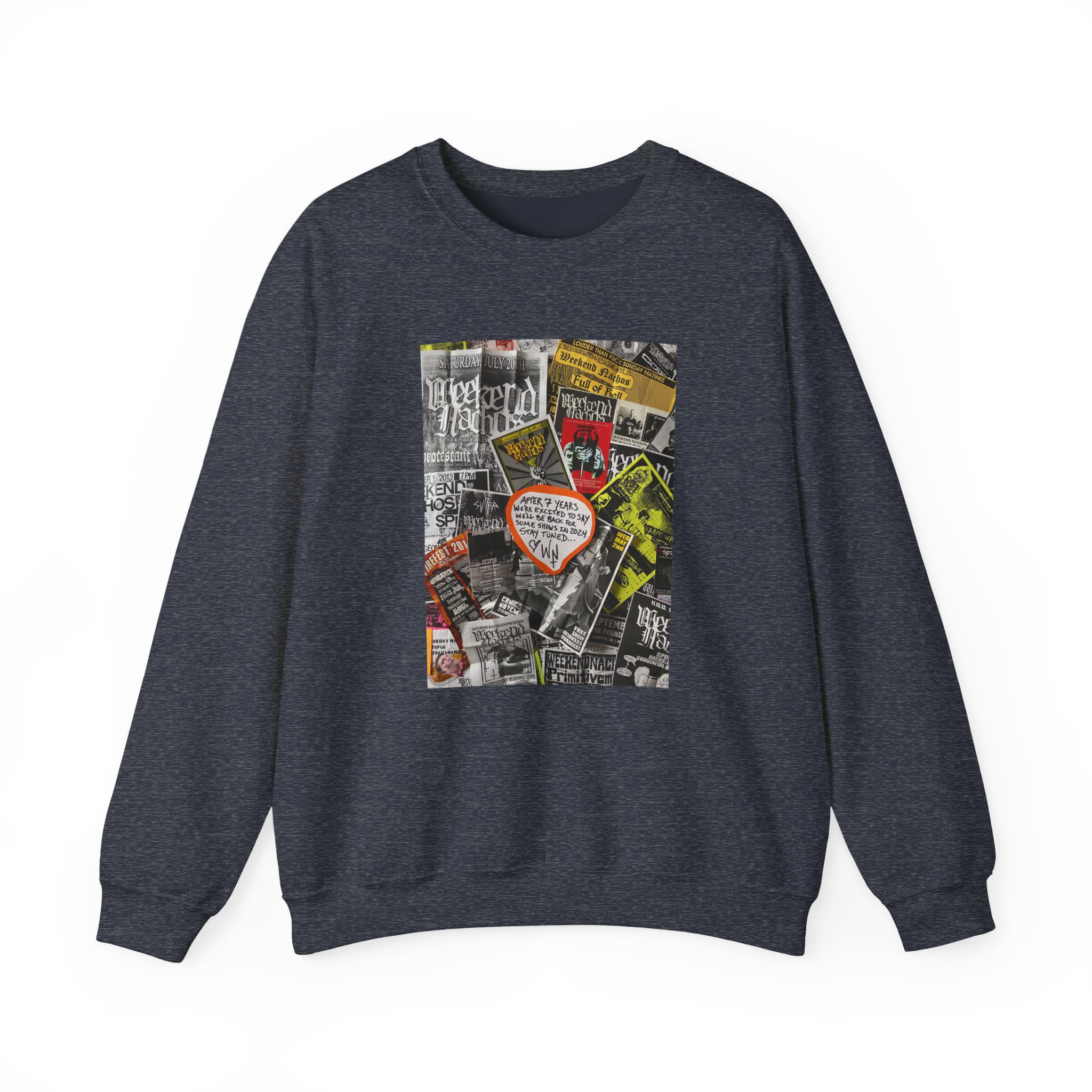 Weekend Nachos Unisex Heavy Blend™ Crewneck Sweatshirt - Image 11