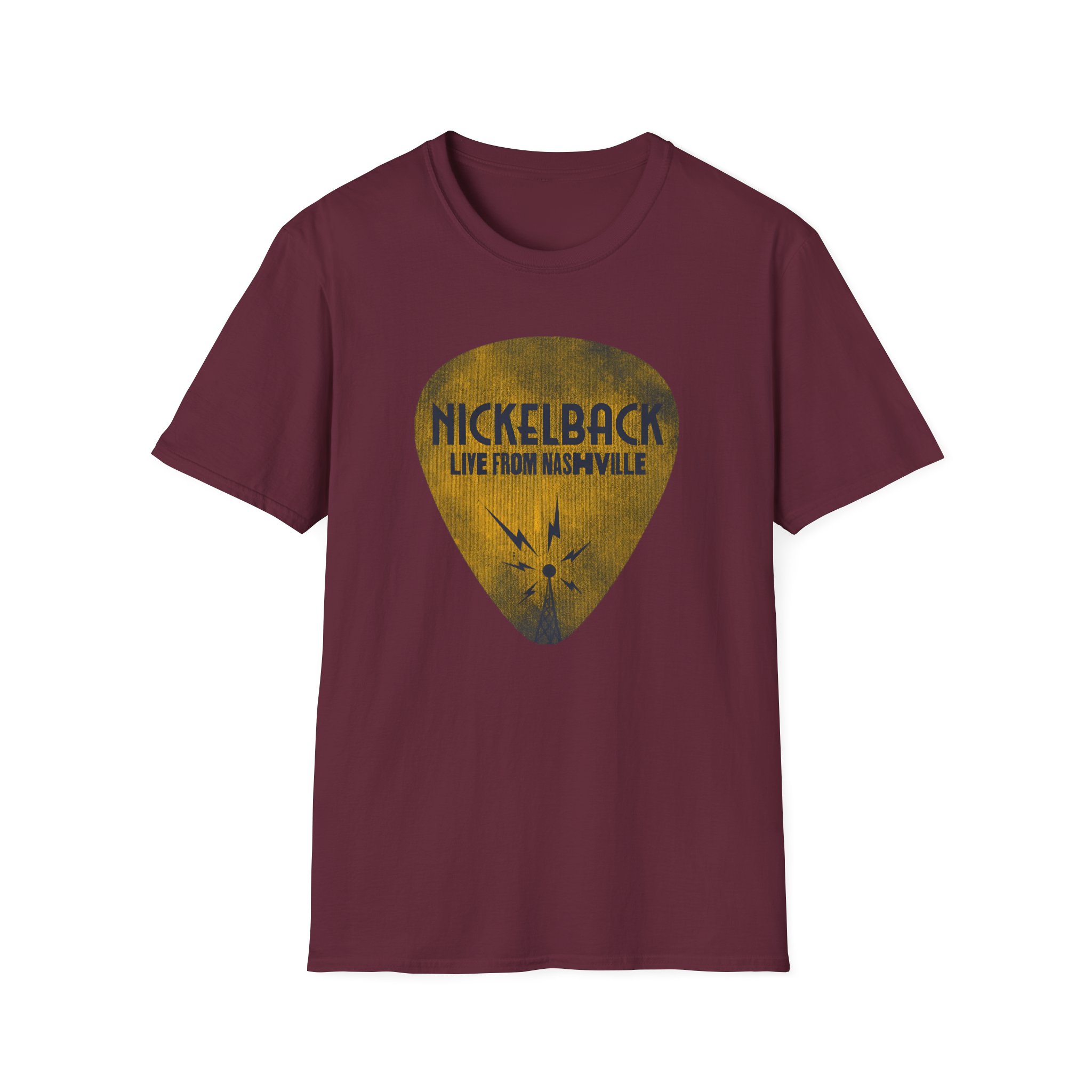 Nickelback Live From Nashville Unisex Softstyle T-shirt - Image 3