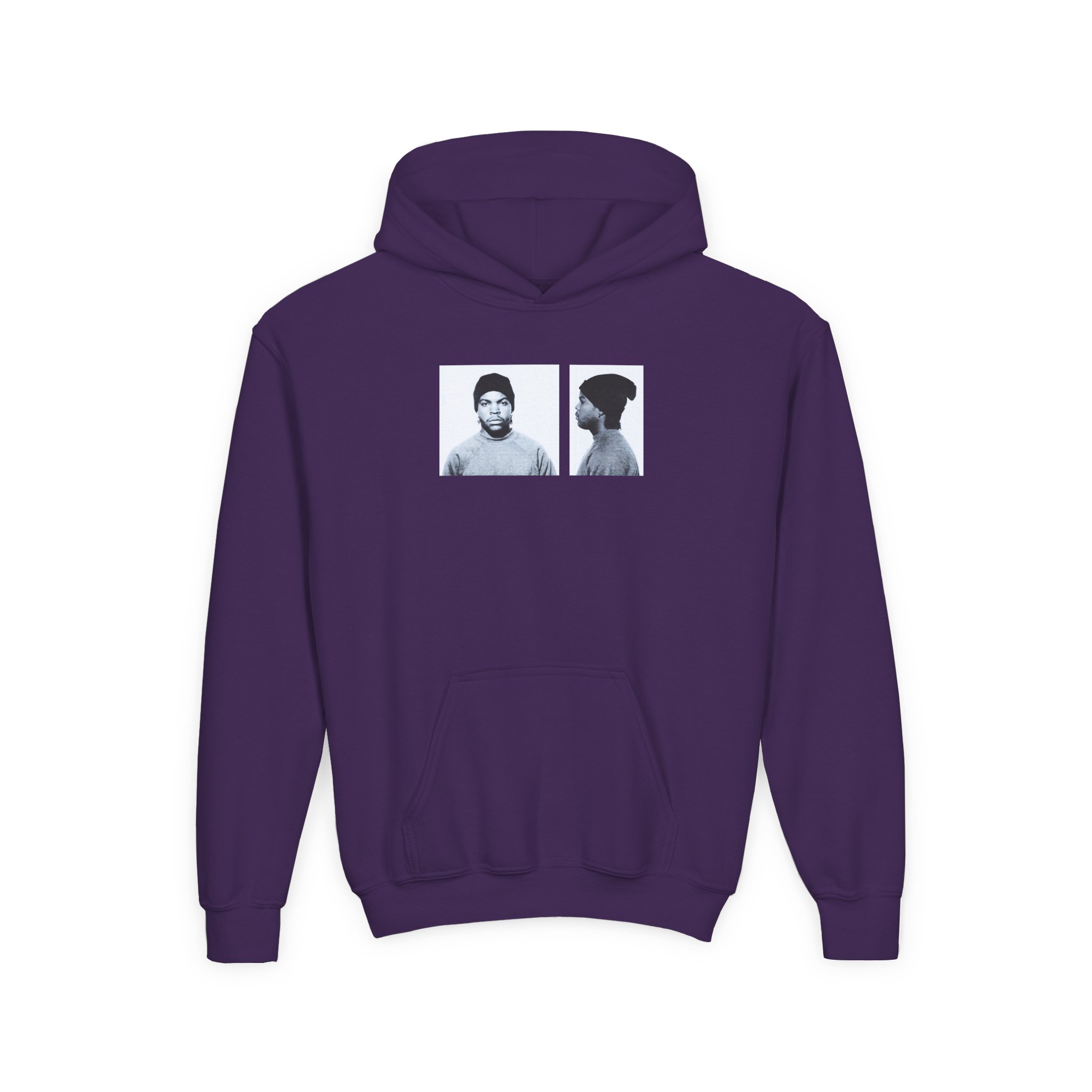Ice Cube Mug Shot Youth Heavy Blend Hooded Sweatshirt - Image 13