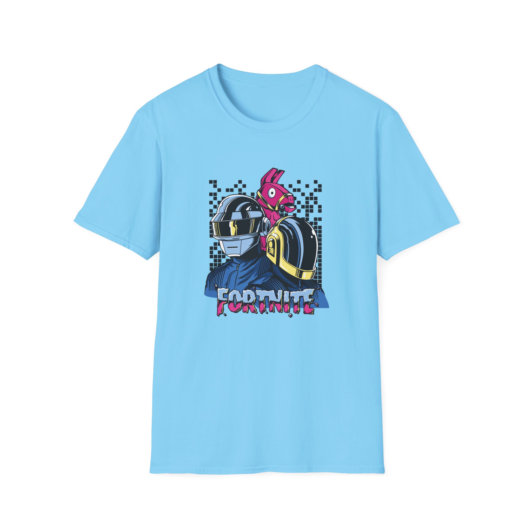 Daft Punk Fortnite X Daft Punk Long Unisex Softstyle T-Shirt - Image 19