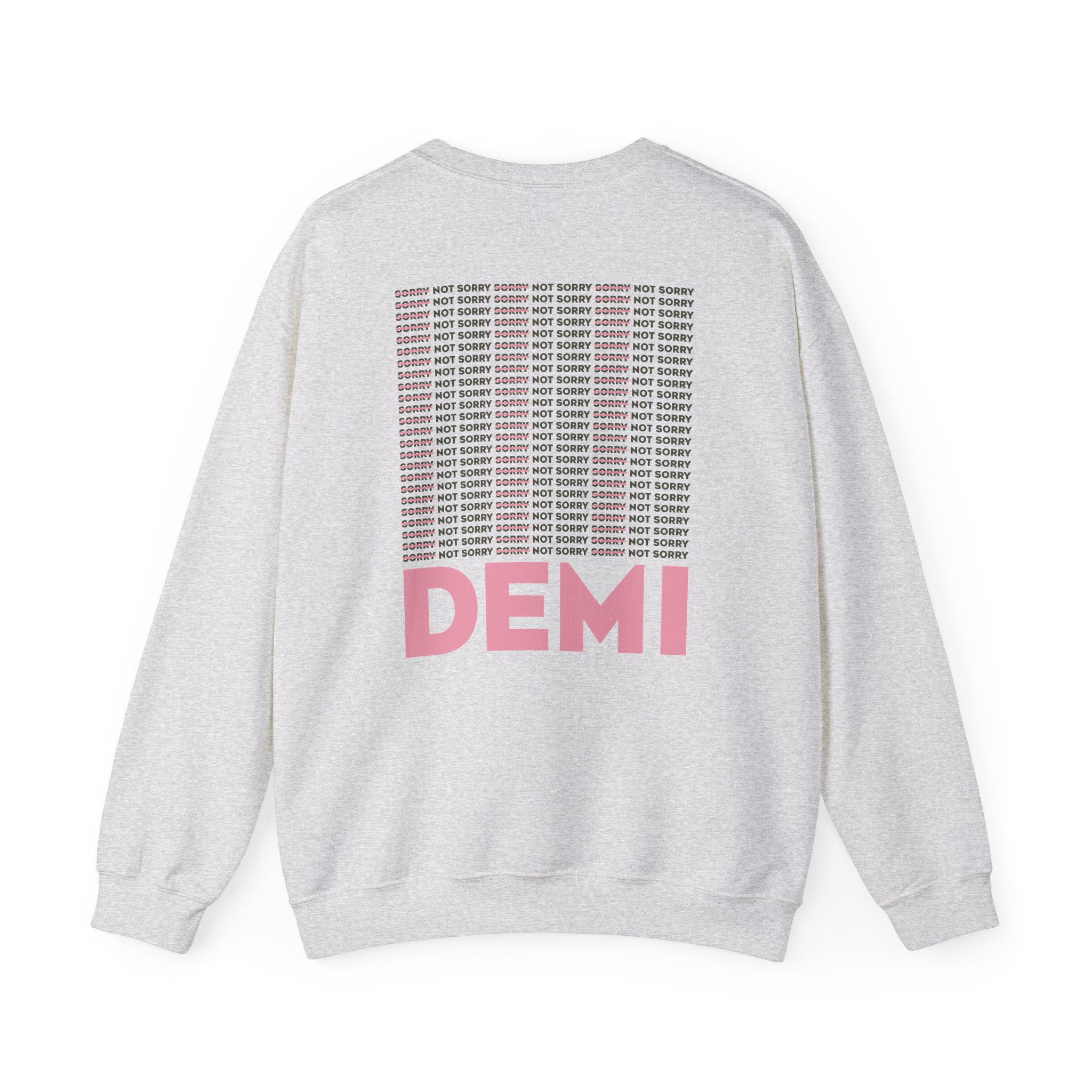 D L Not Sorry Unisex Heavy Blend™ Crewneck Sweatshirt - Image 4