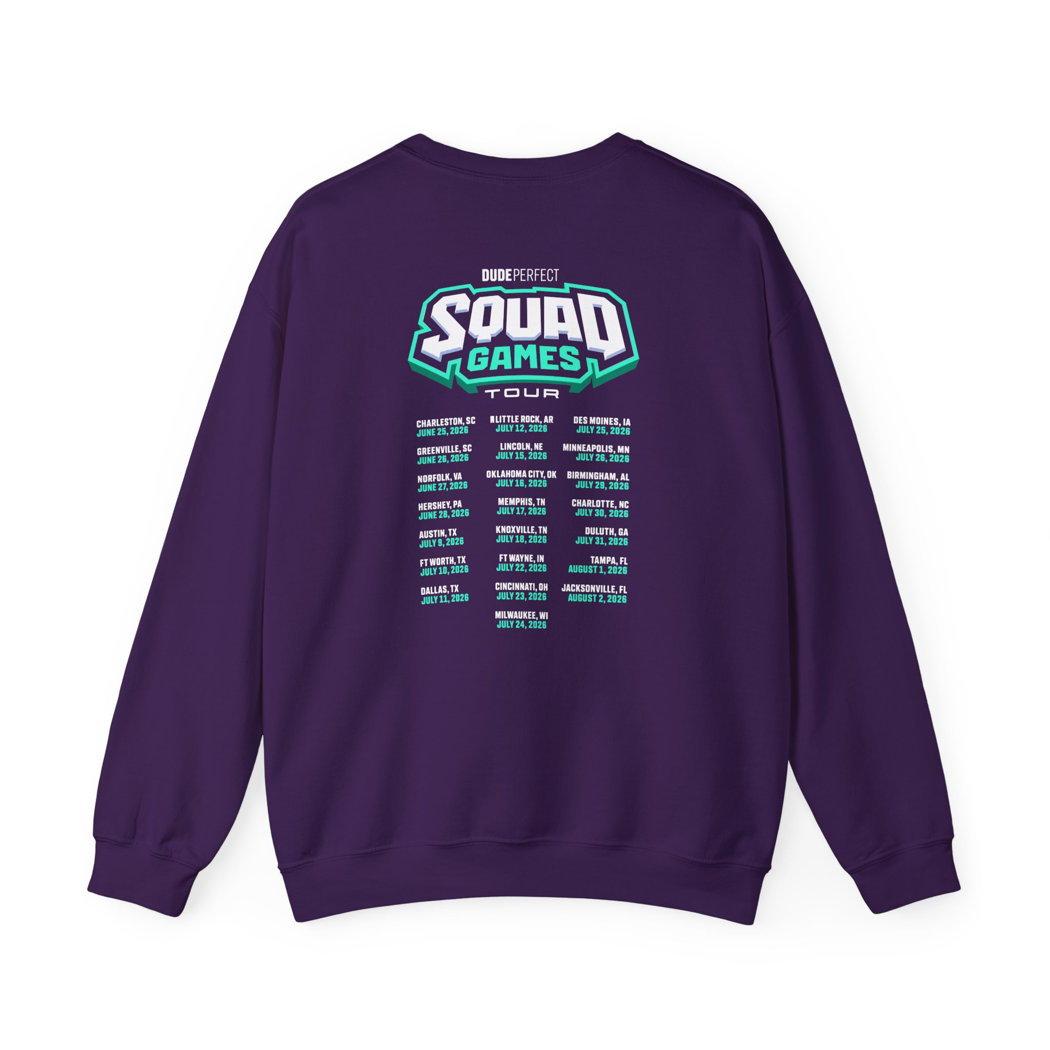 Dude Perfect Squad Games Tour Unisex Heavy Blend™ Crewneck Sweatshirt - Image 8