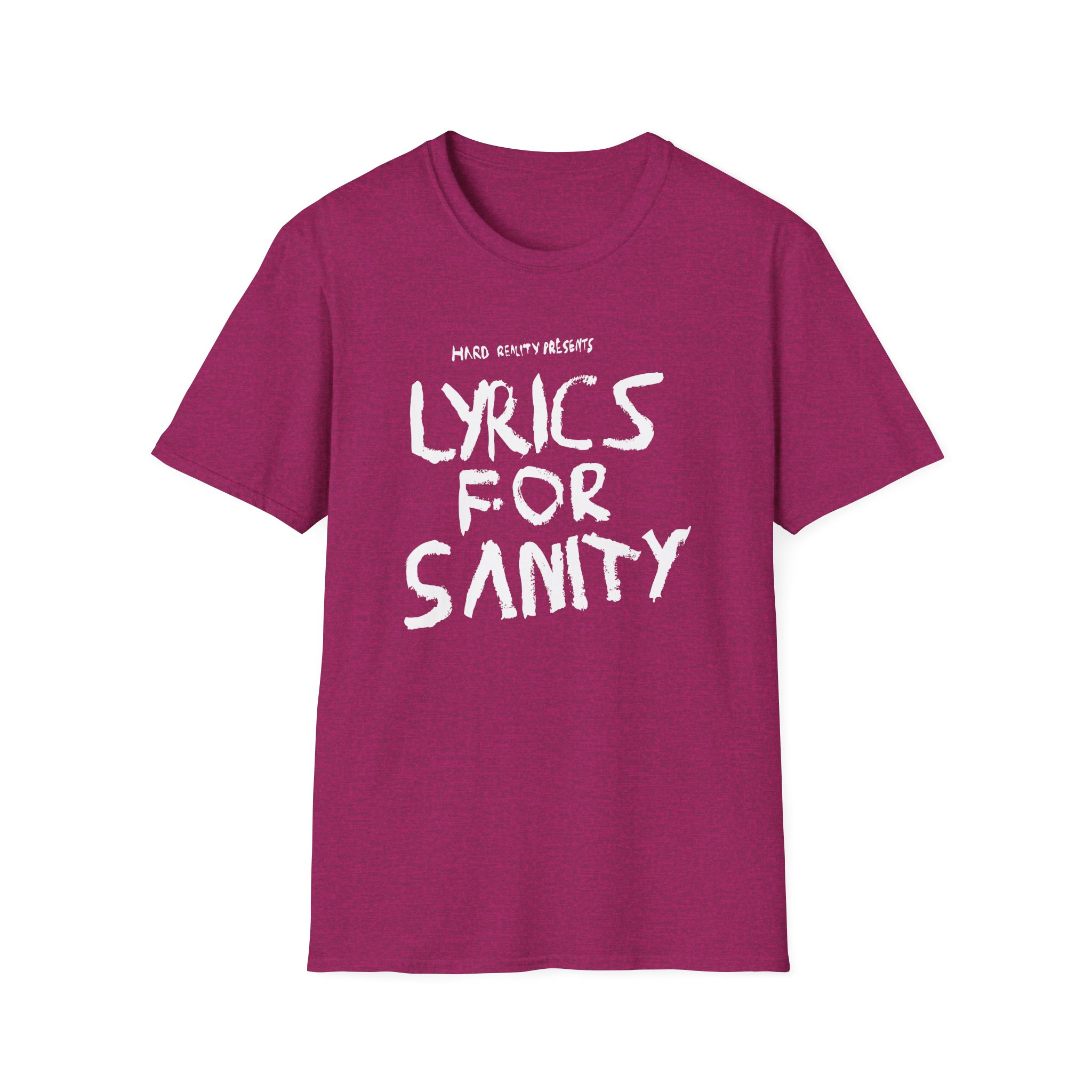 Songer Lyrics for Sanity Unisex Softstyle T-Shirt - Image 9