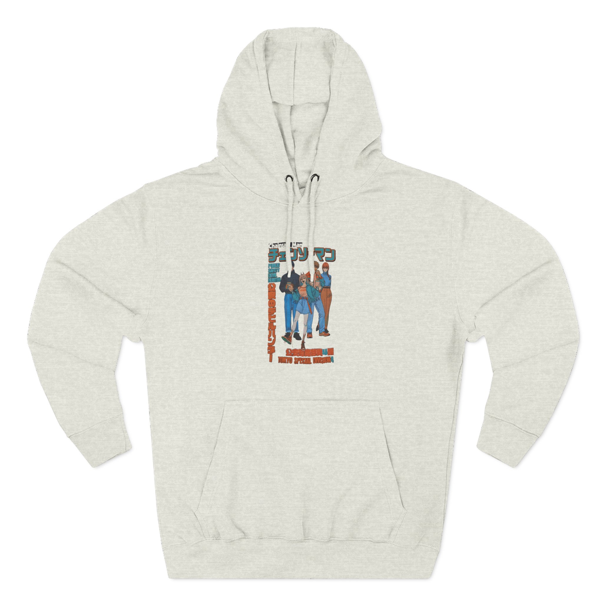 Chainsaw Man Group Three-Panel Fleece Hoodie - Image 7