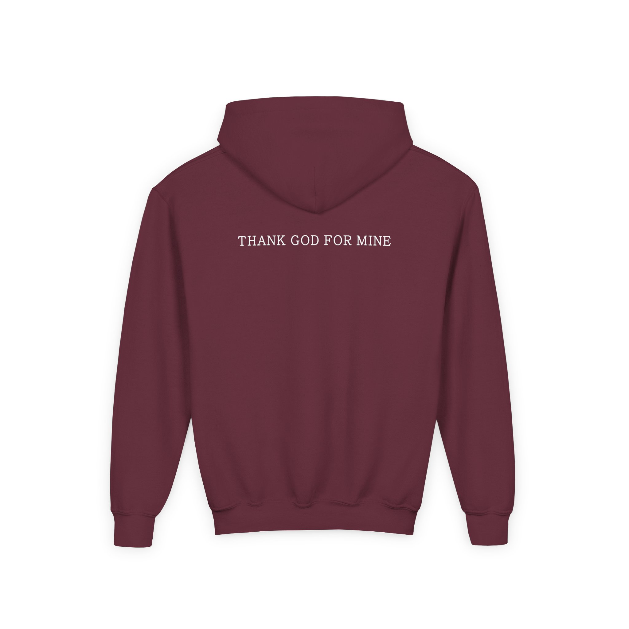 Megan Moroney God Bless the Girls Inside Out Youth Heavy Blend Hooded Sweatshirt - Image 4