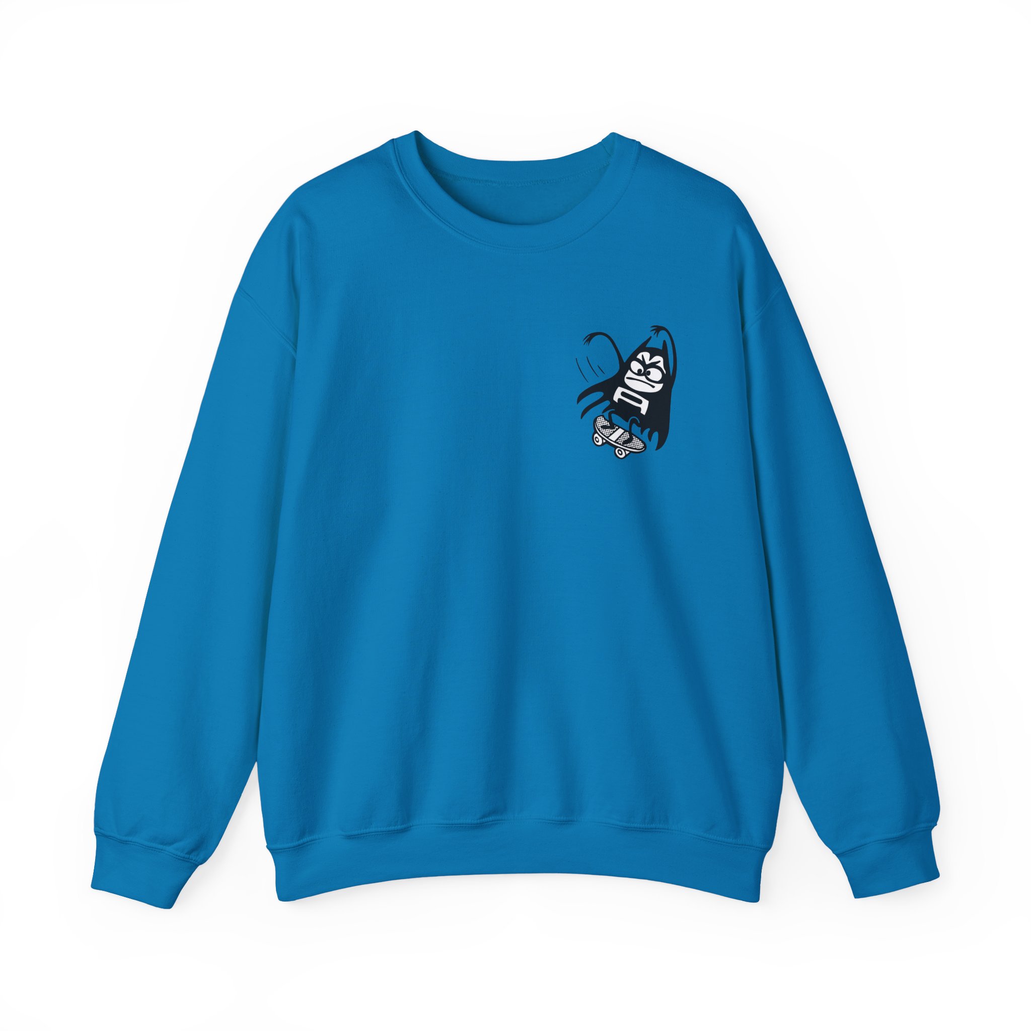 The Aquabats Lil Bat Skateboard Unisex Heavy Blend™ Crewneck Sweatshirt - Image 11