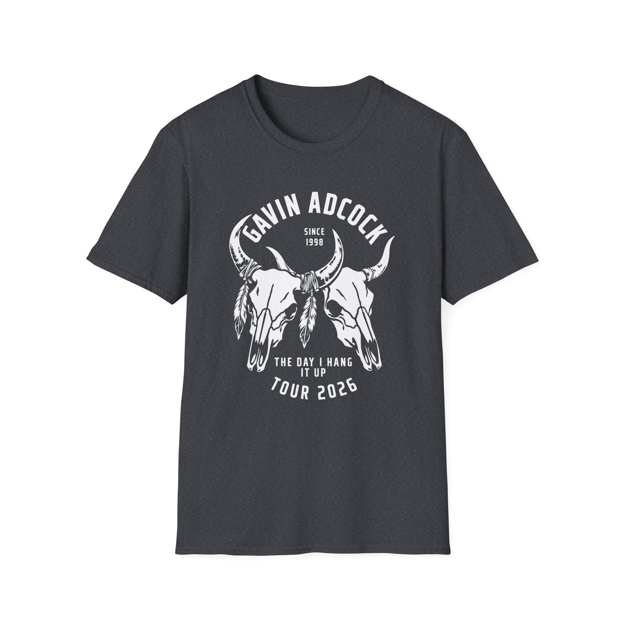 Gavin Adcock Steerhead Unisex Softstyle T-Shirt - Image 19