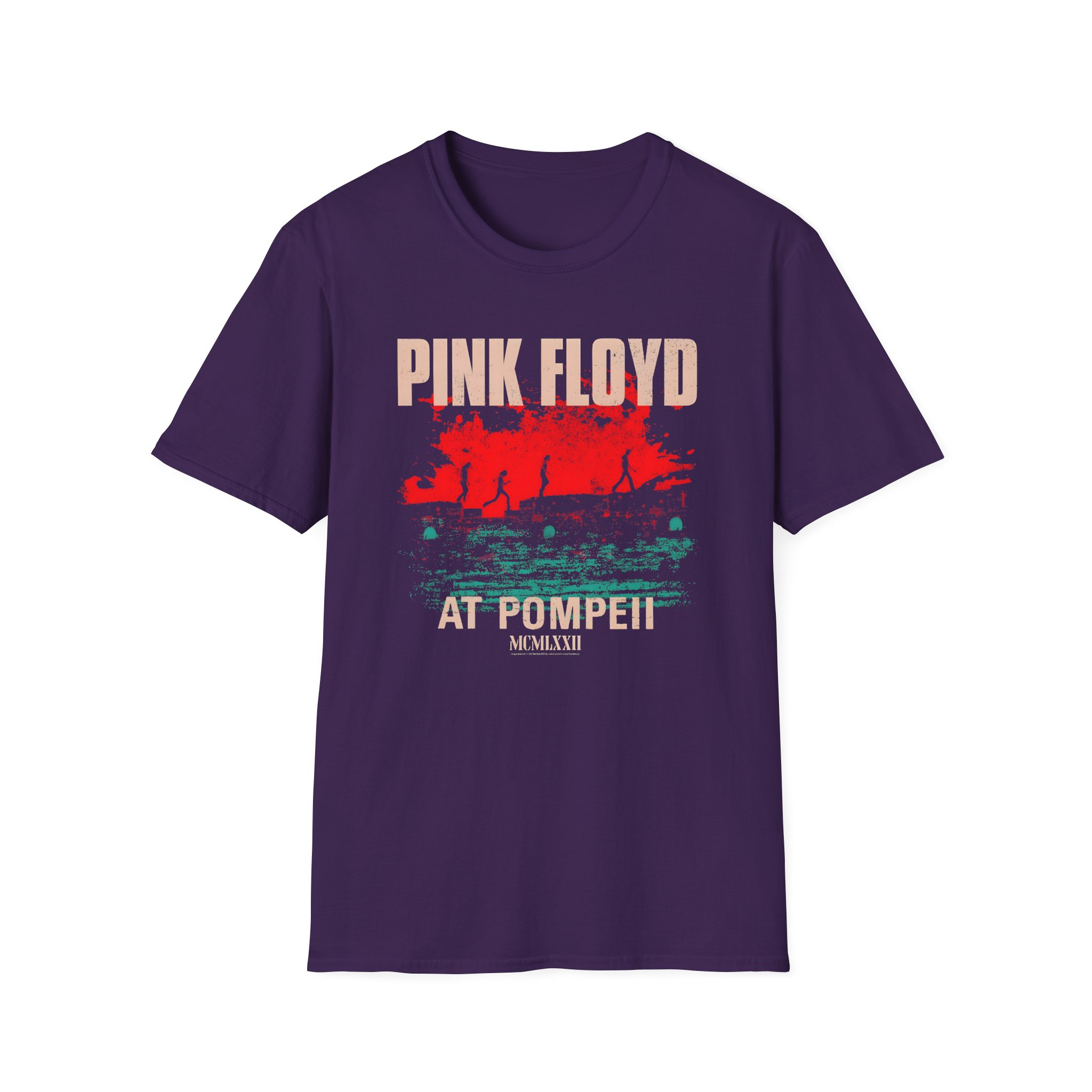 Pink Floyd At Pompeii Unisex Softstyle T-shirt - Image 9