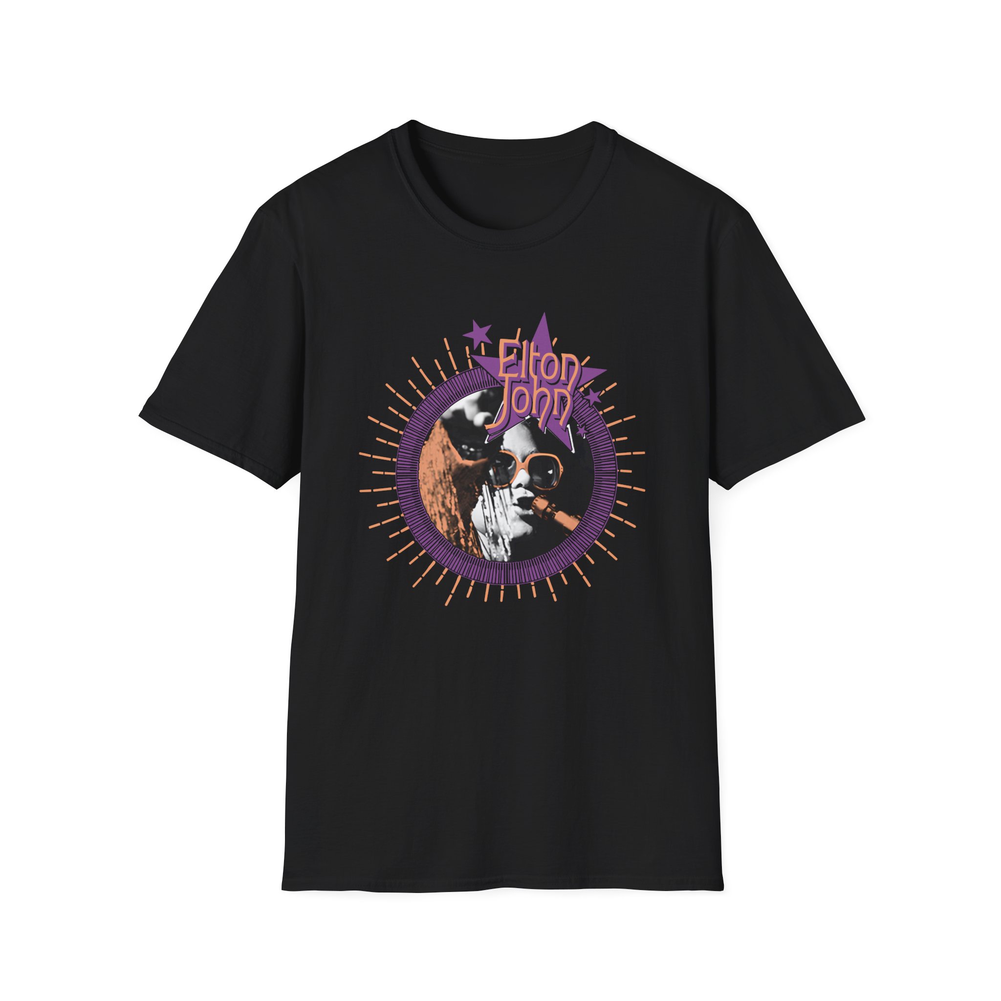Ej Farewell GYBR Sunburst Piano Frame Photo Unisex Softstyle T-Shirt - Image 3
