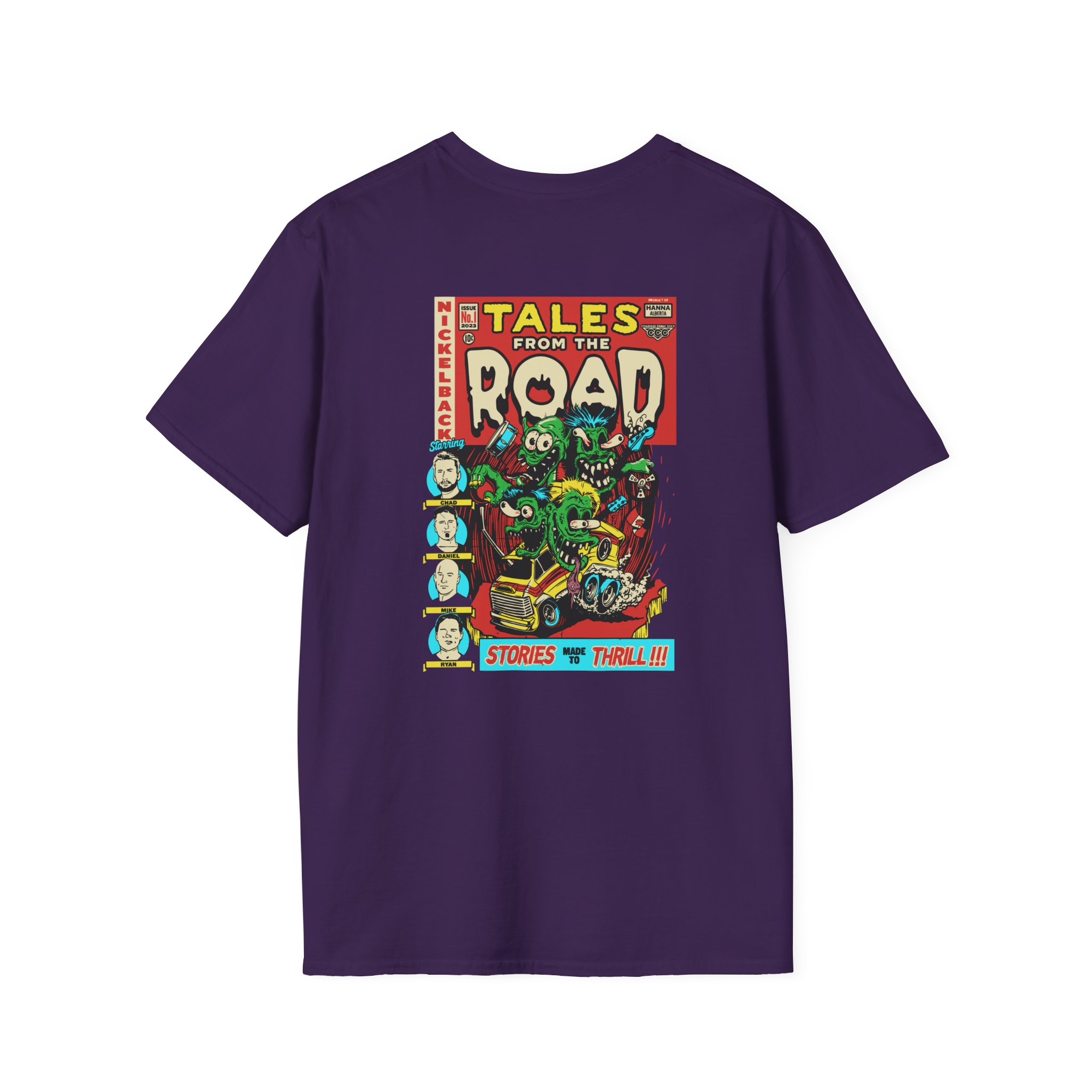 Nickelback Tales From the Road Unisex Softstyle T-Shirt - Image 8