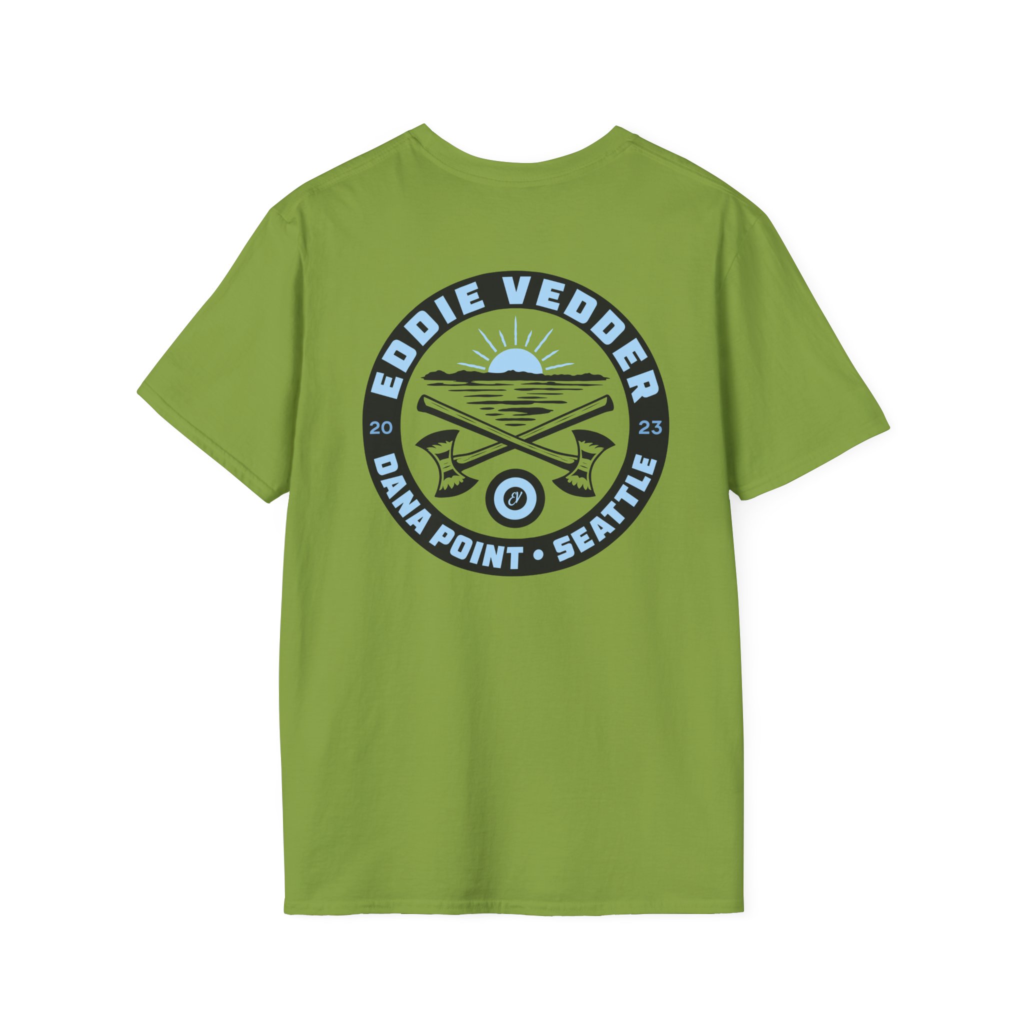 Eddie Vedder Coastal Unisex Softstyle T-Shirt - Image 6