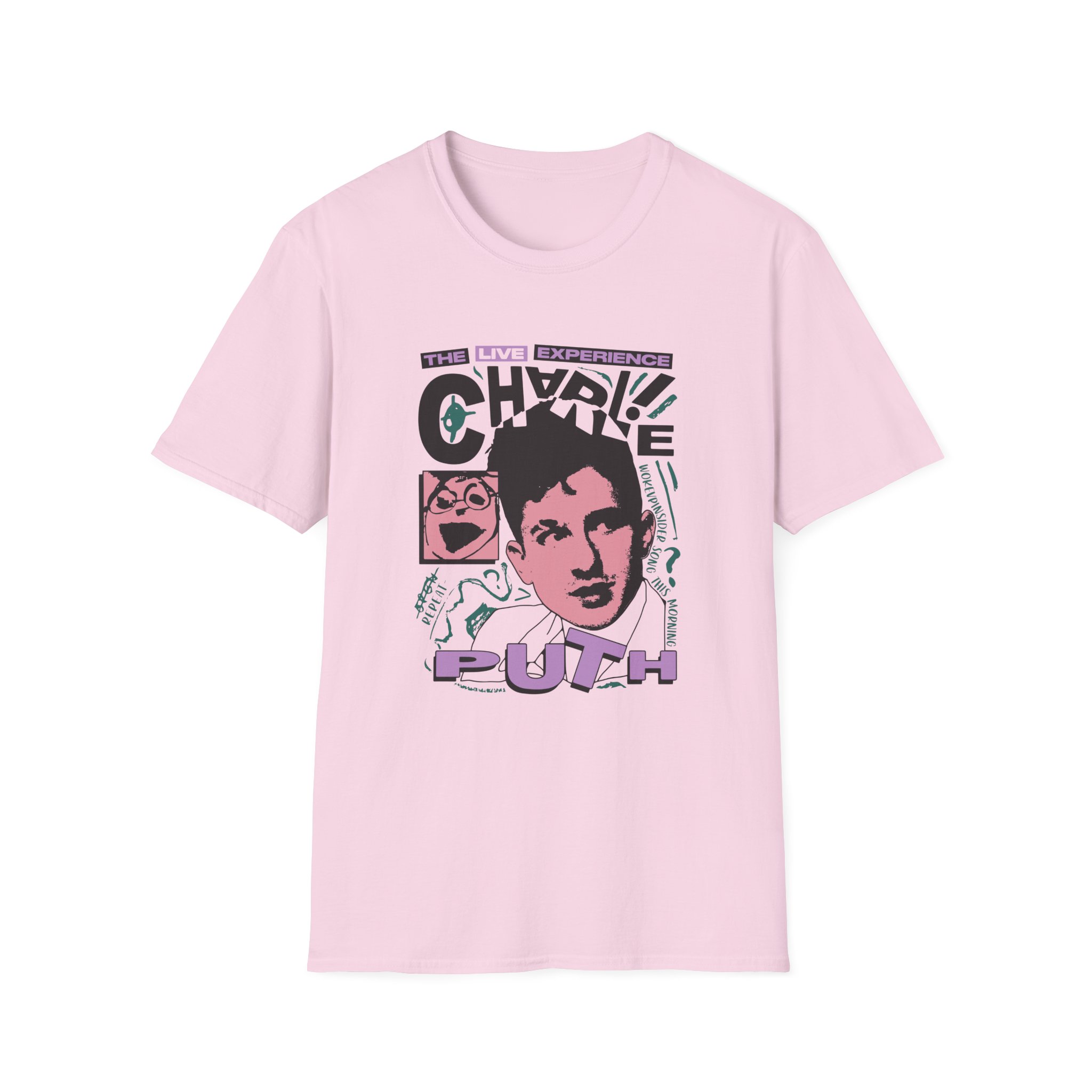 Charlie Puth Live Experience Unisex Softstyle T-Shirt - Image 11