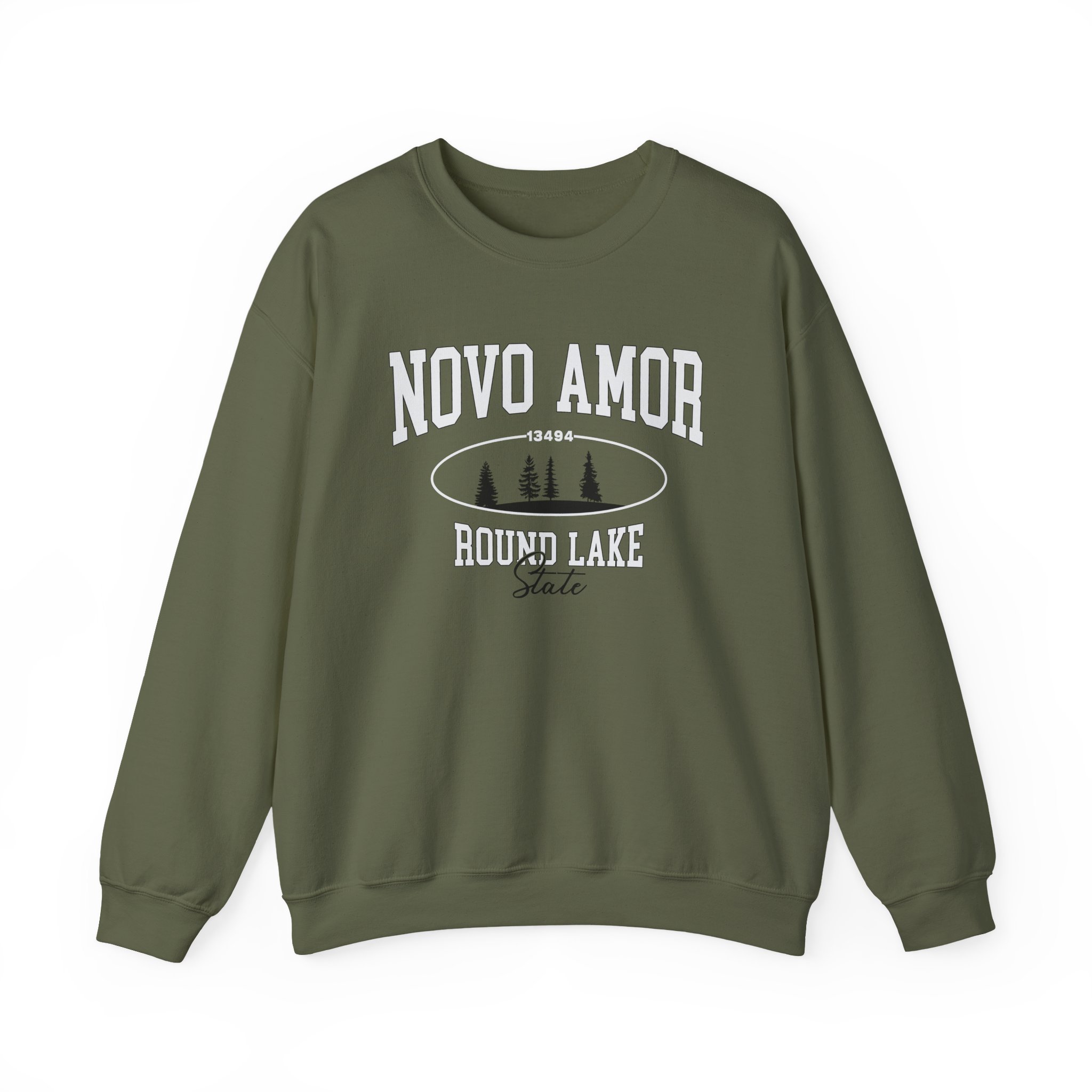 Novo Amor Round Lake State Unisex Heavy Blend™ Crewneck Sweatshirt - Image 5
