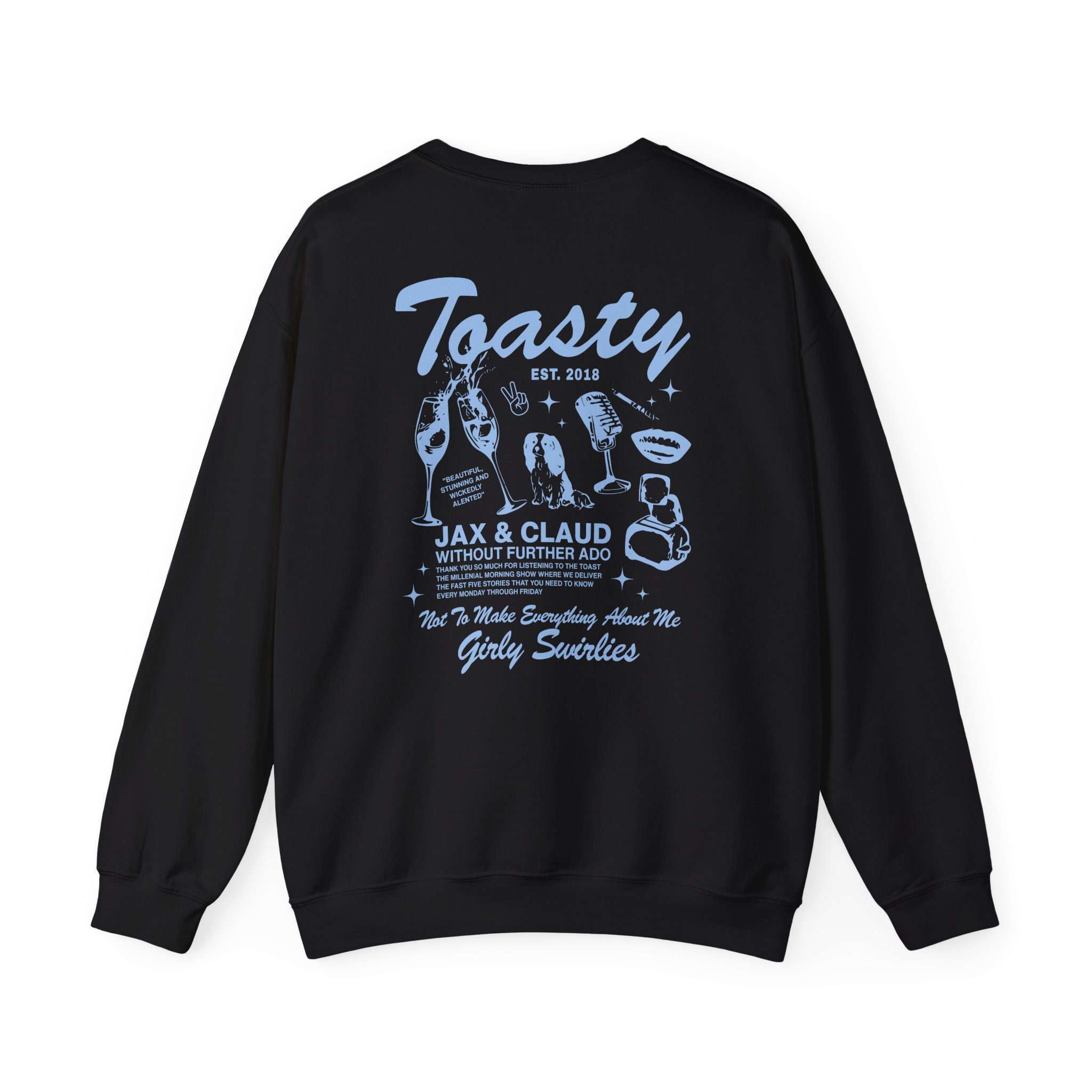 The Toast Toasty Boyfriend Unisex Heavy Blend™ Crewneck Sweatshirt - Image 10