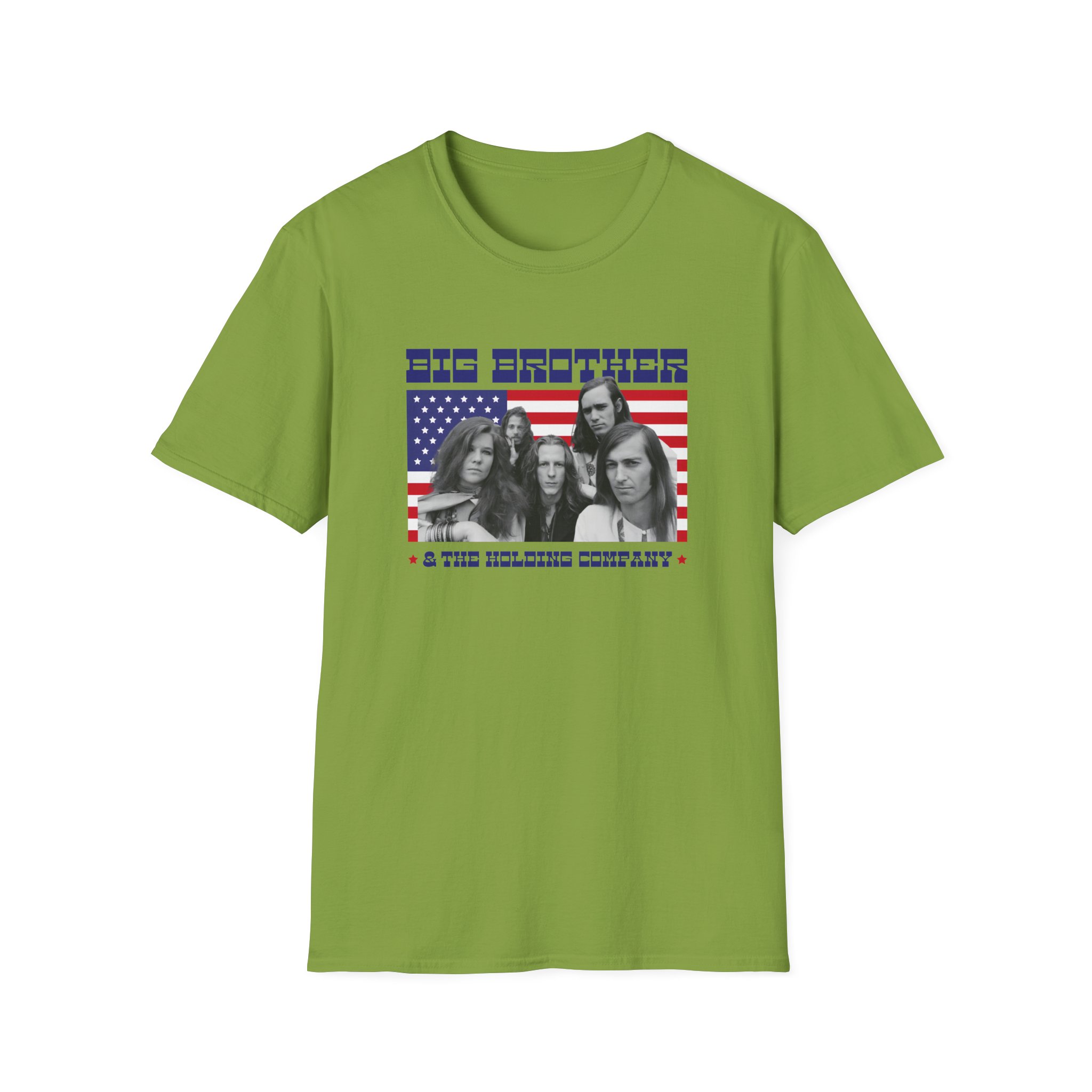 Janis Joplin Big Brother & the Holding Company Unisex Softstyle T-Shirt - Image 17