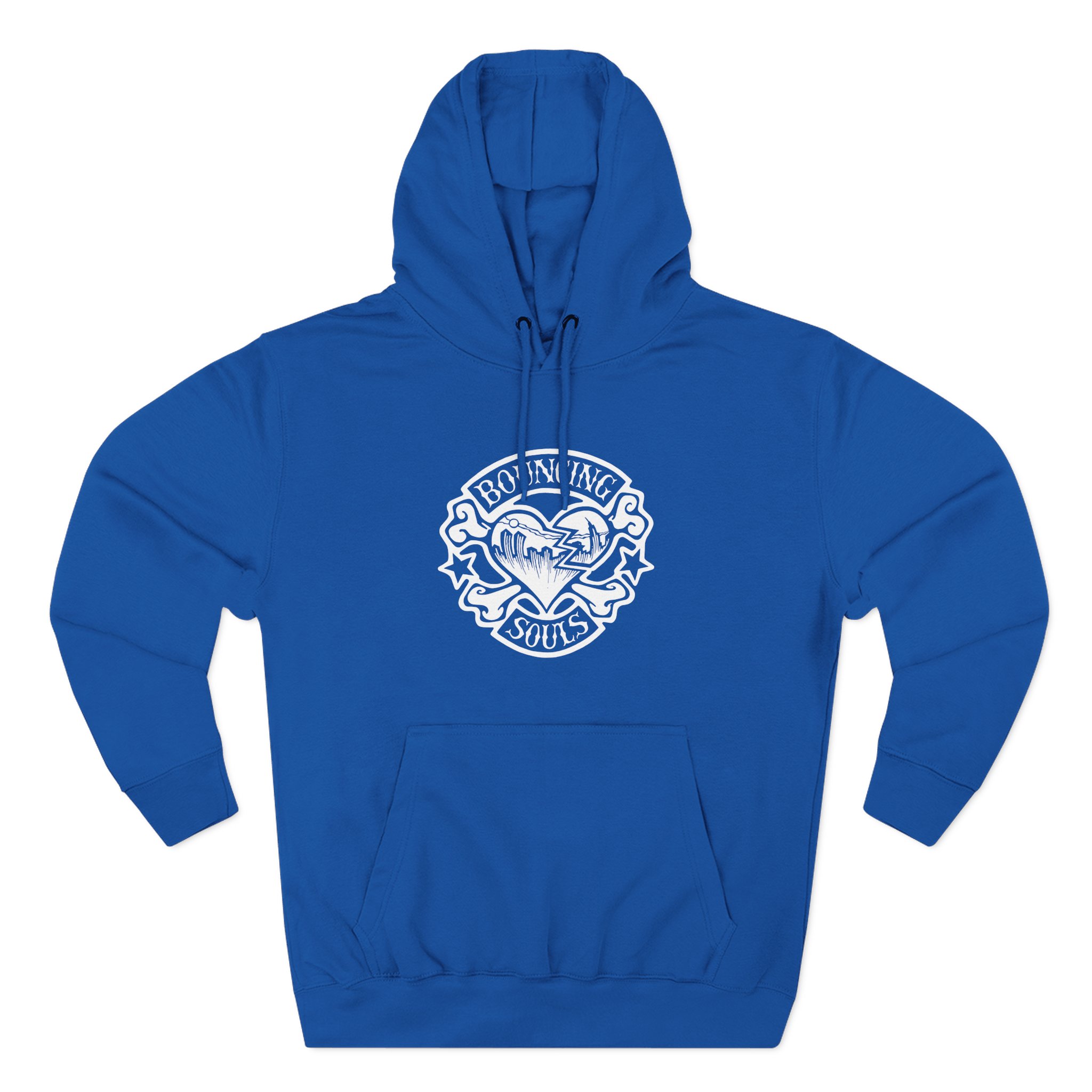 Cold Cuts the Bouncing Souls Rocker Heart Three-Panel Fleece Hoodie - Image 9