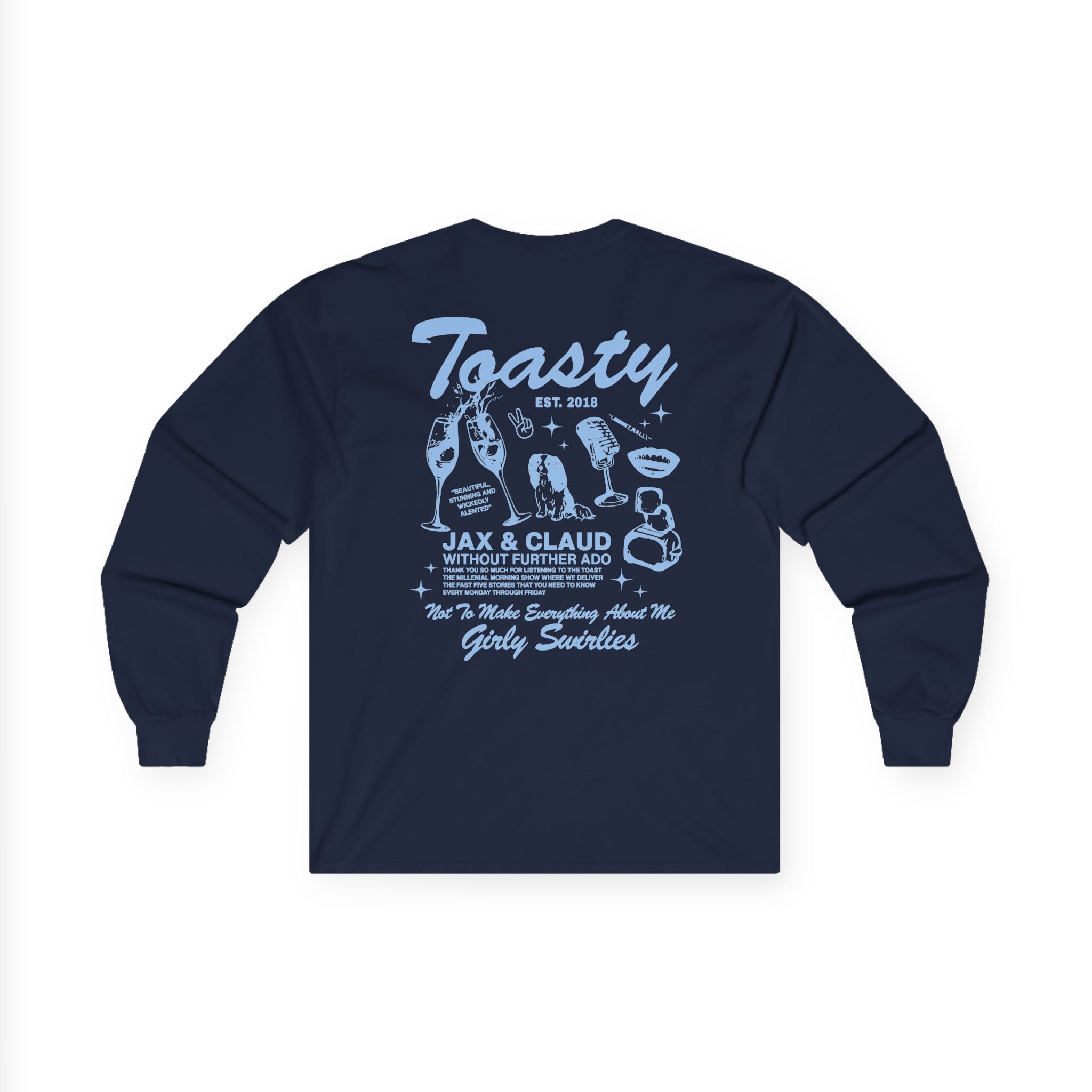 The Toast Toasty Boyfriend Unisex Ultra Cotton Long Sleeve Tee - Image 12