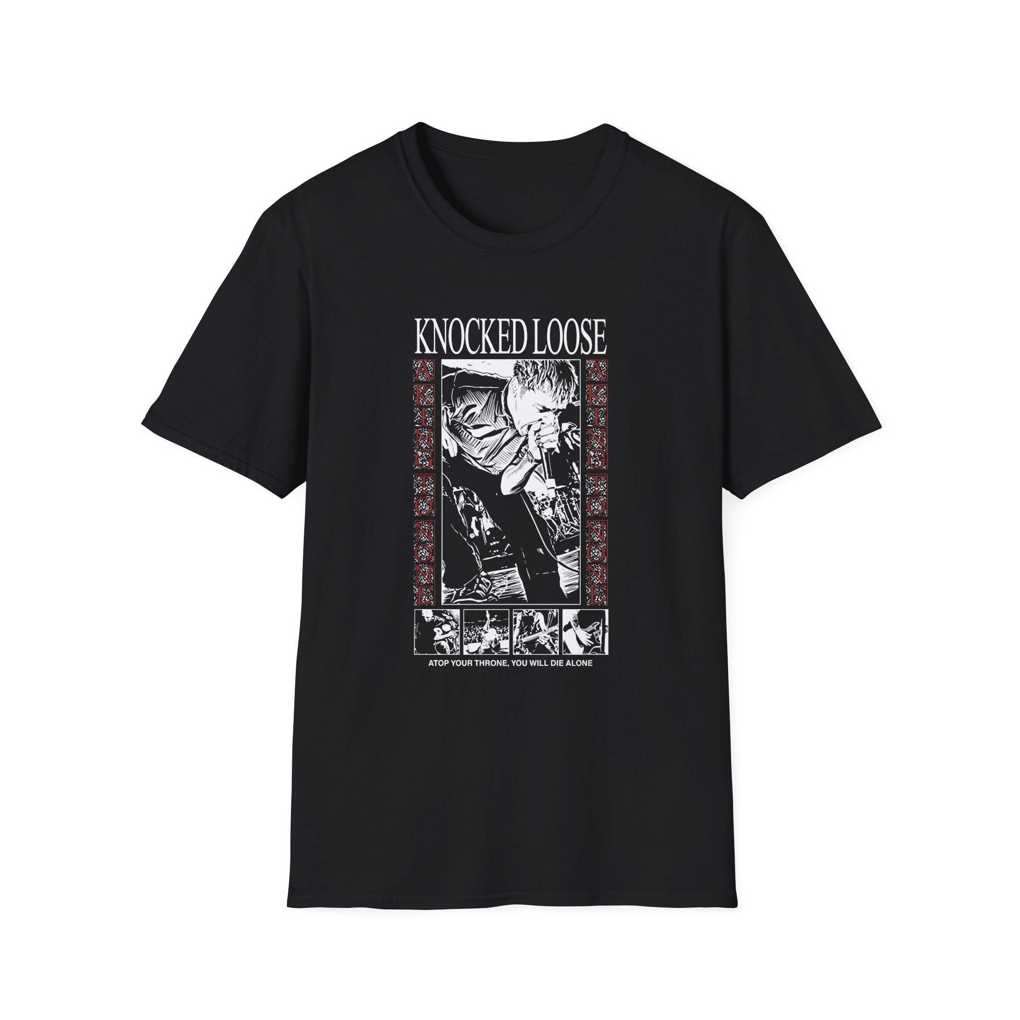 Knocked Loose Atop Your Throne Unisex Softstyle T-Shirt