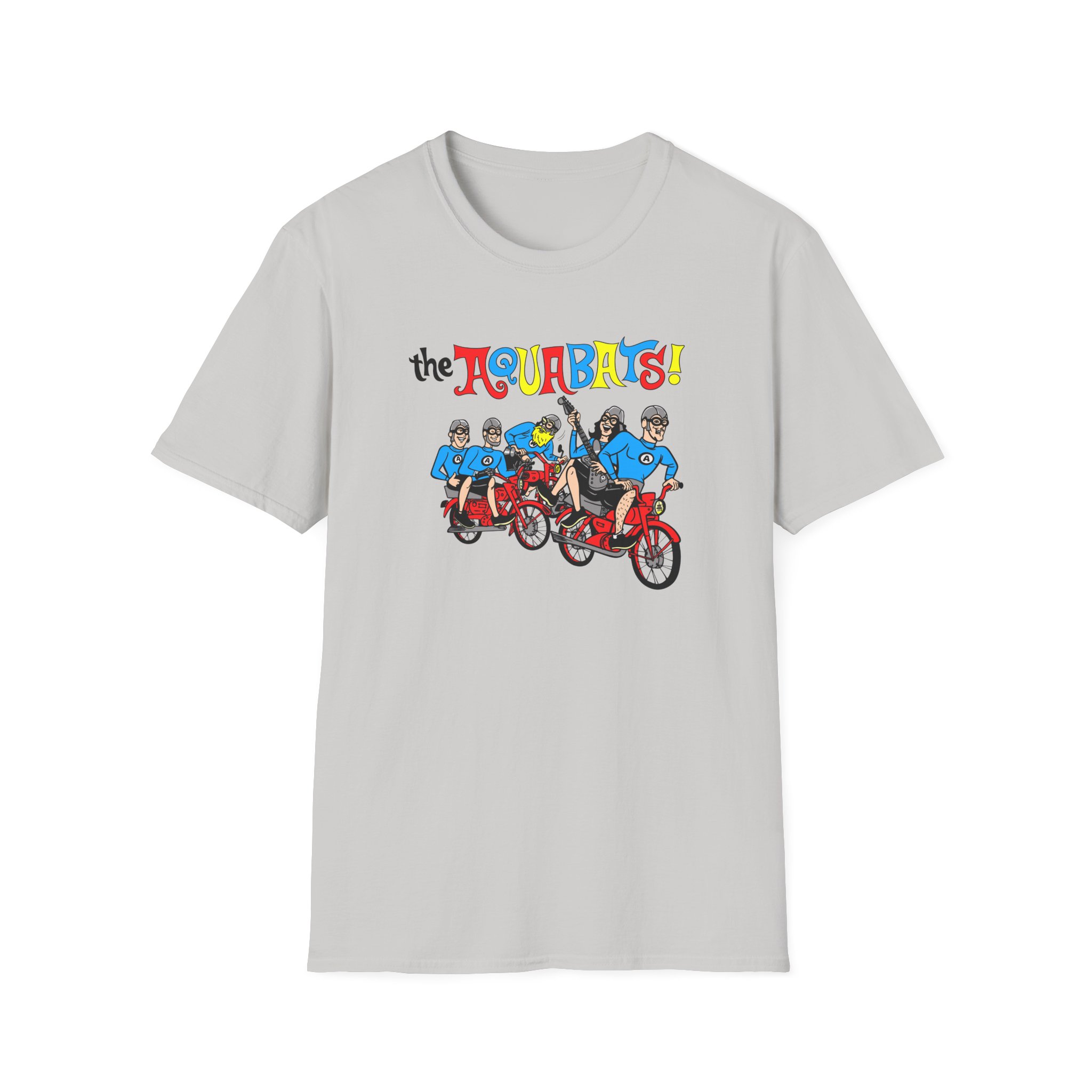 The Aquabats on a Bike! Unisex Softstyle T-Shirt - Image 5