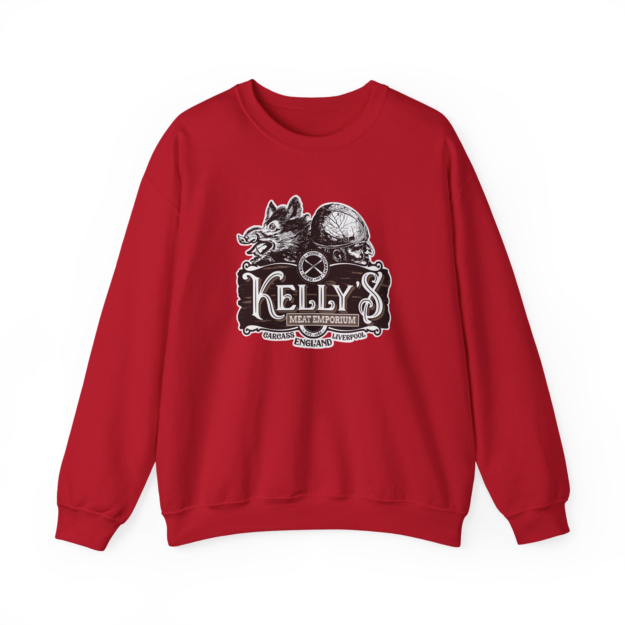Carcass Kelly's Meat Emporium Unisex Heavy Blend™ Crewneck Sweatshirt - Image 25