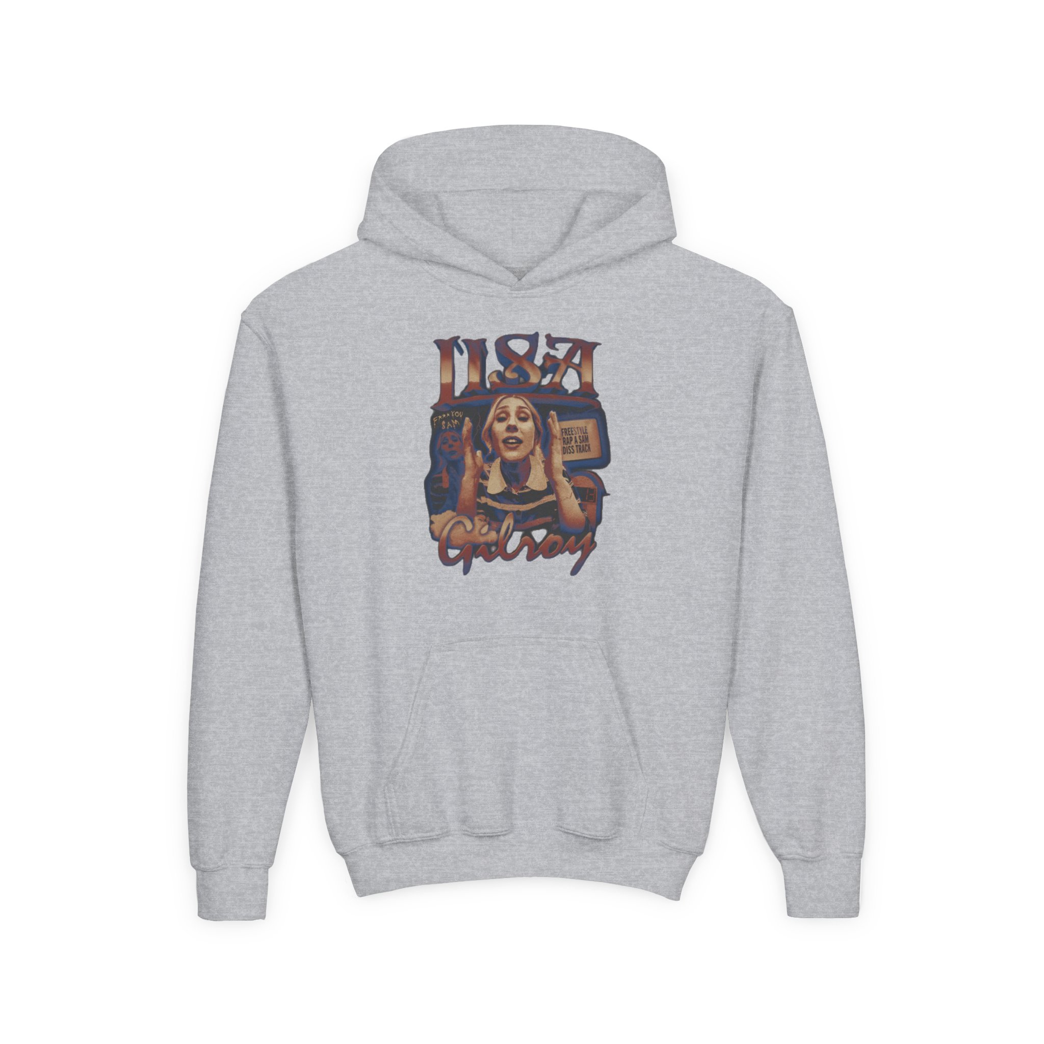 Dropout Lisa Gilroy Youth Heavy Blend Hooded Sweatshirt - Image 5