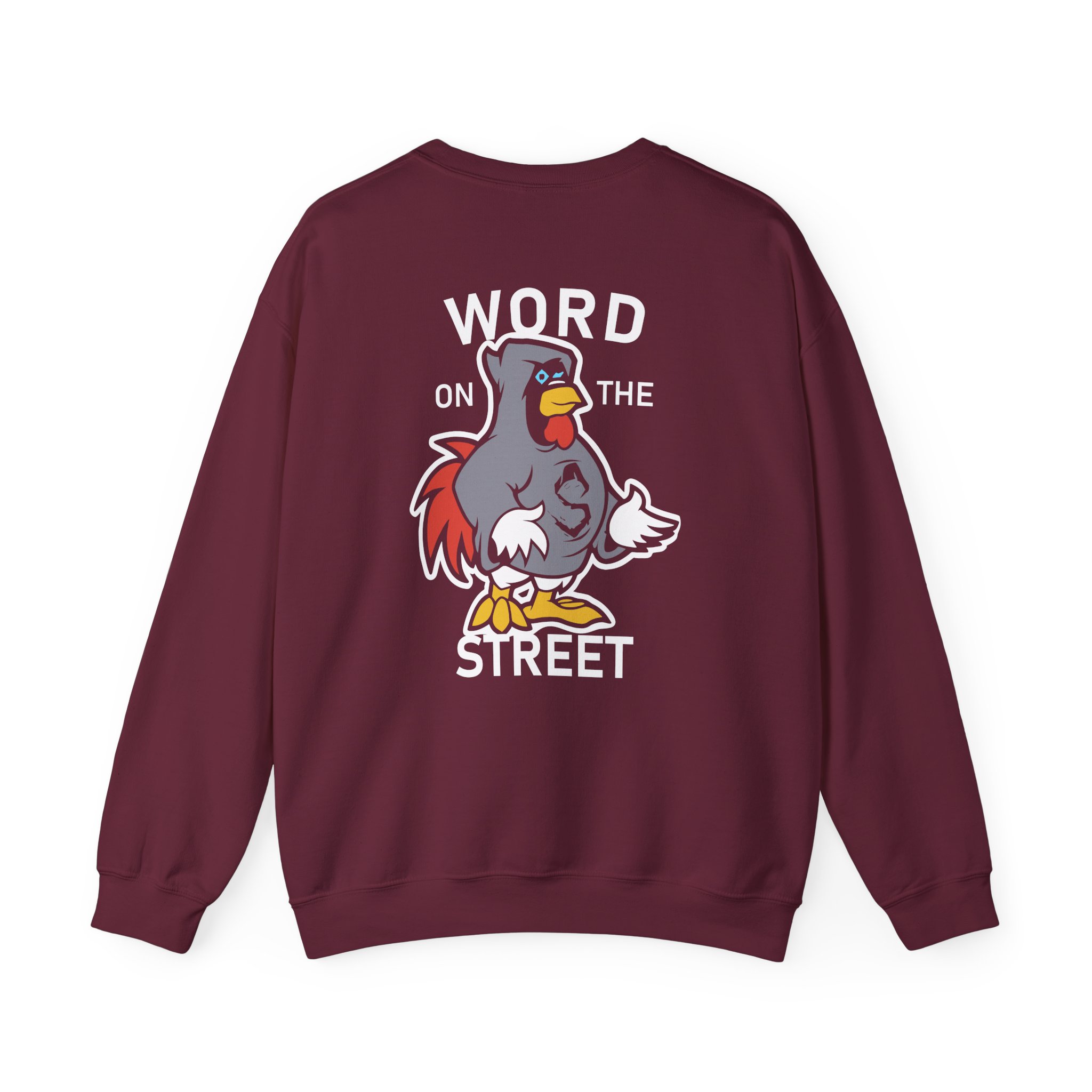 Shroud Chicken Word On The Street Unisex Heavy Blend™ Crewneck Sweatshirt - Image 2