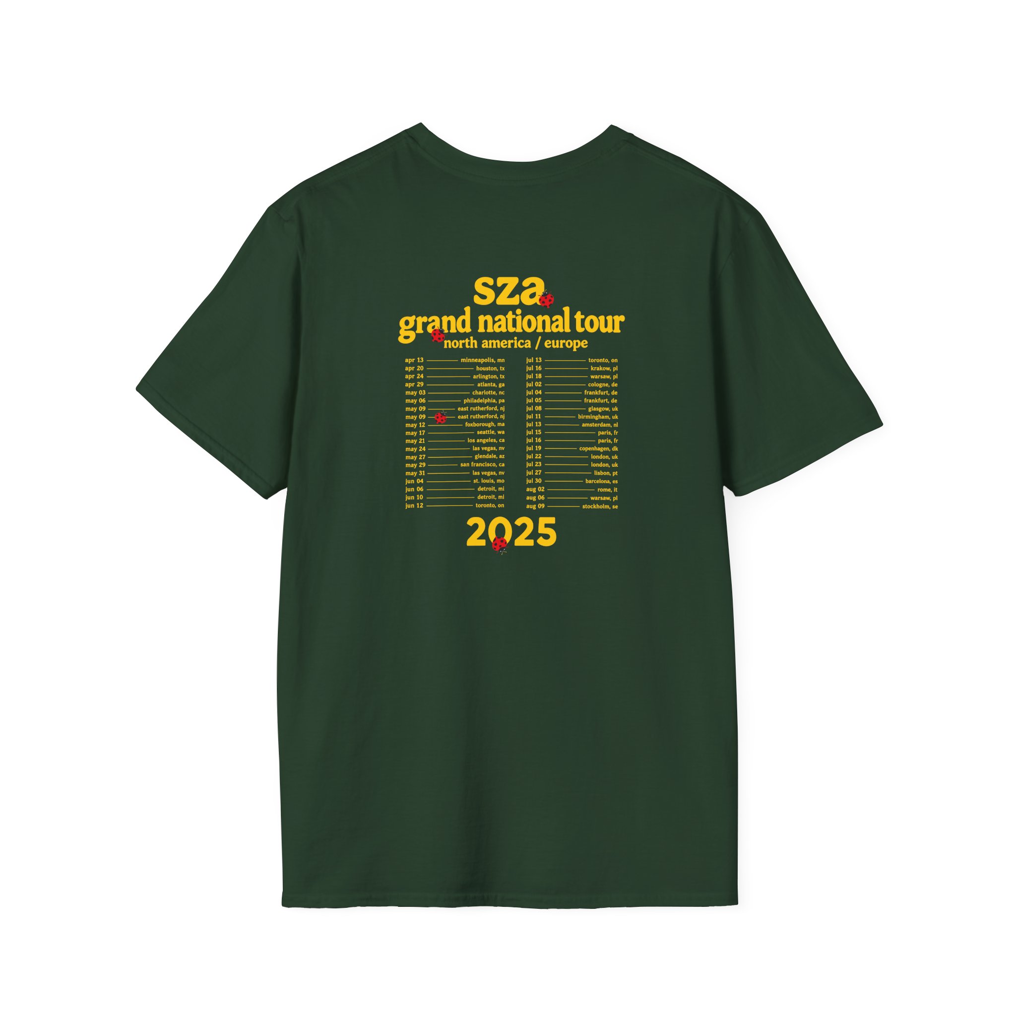 Sza Sos I Heart Sza Camo Unisex Softstyle T-Shirt - Image 6