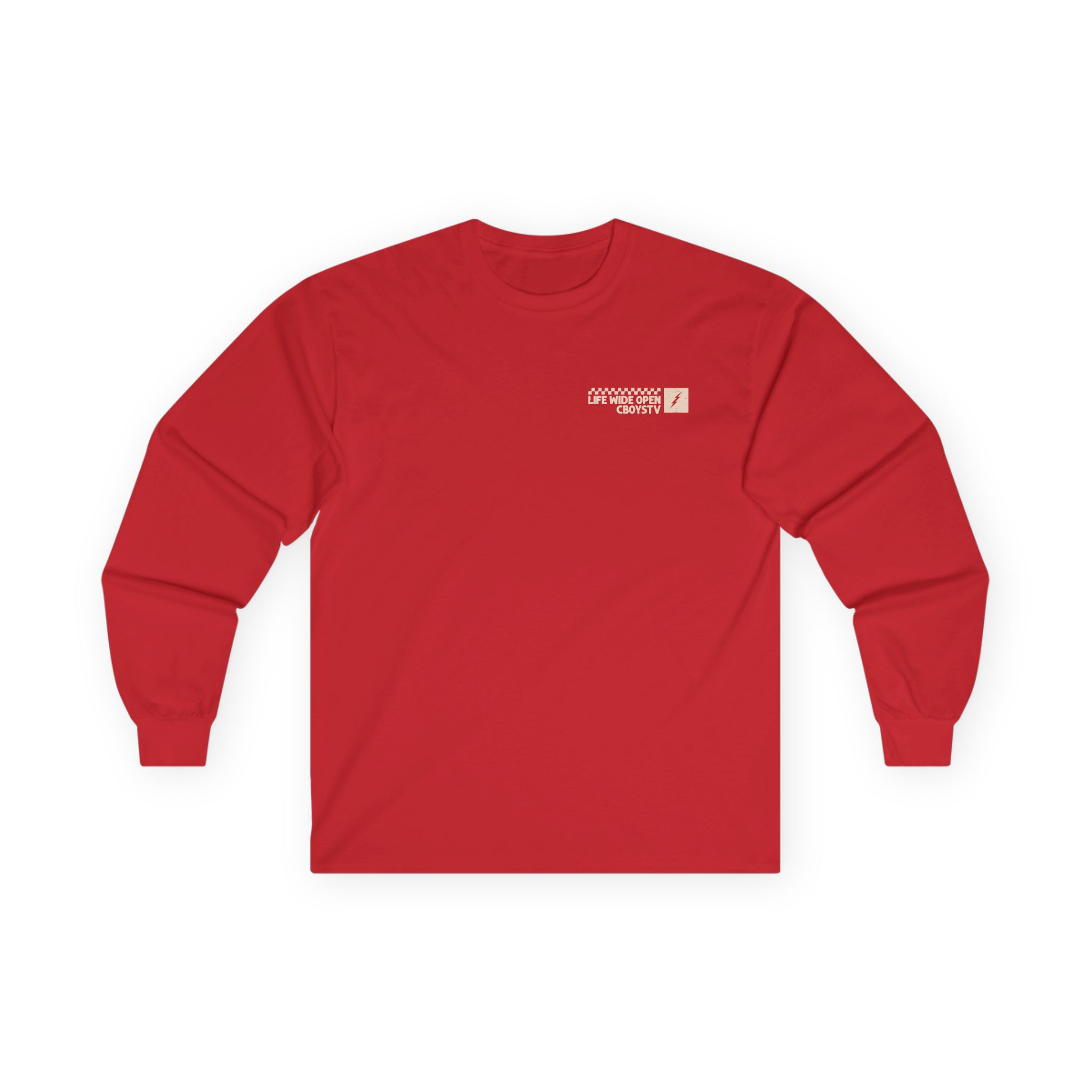 Cboystv Checkered Tournament Unisex Ultra Cotton Long Sleeve Tee - Image 17