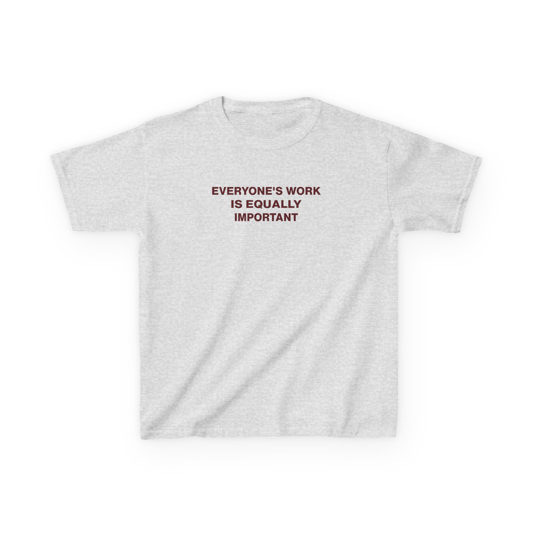 Jenny Holzer Everyone's Work is Equally Important Kids Heavy Cotton™ Tee - Image 3