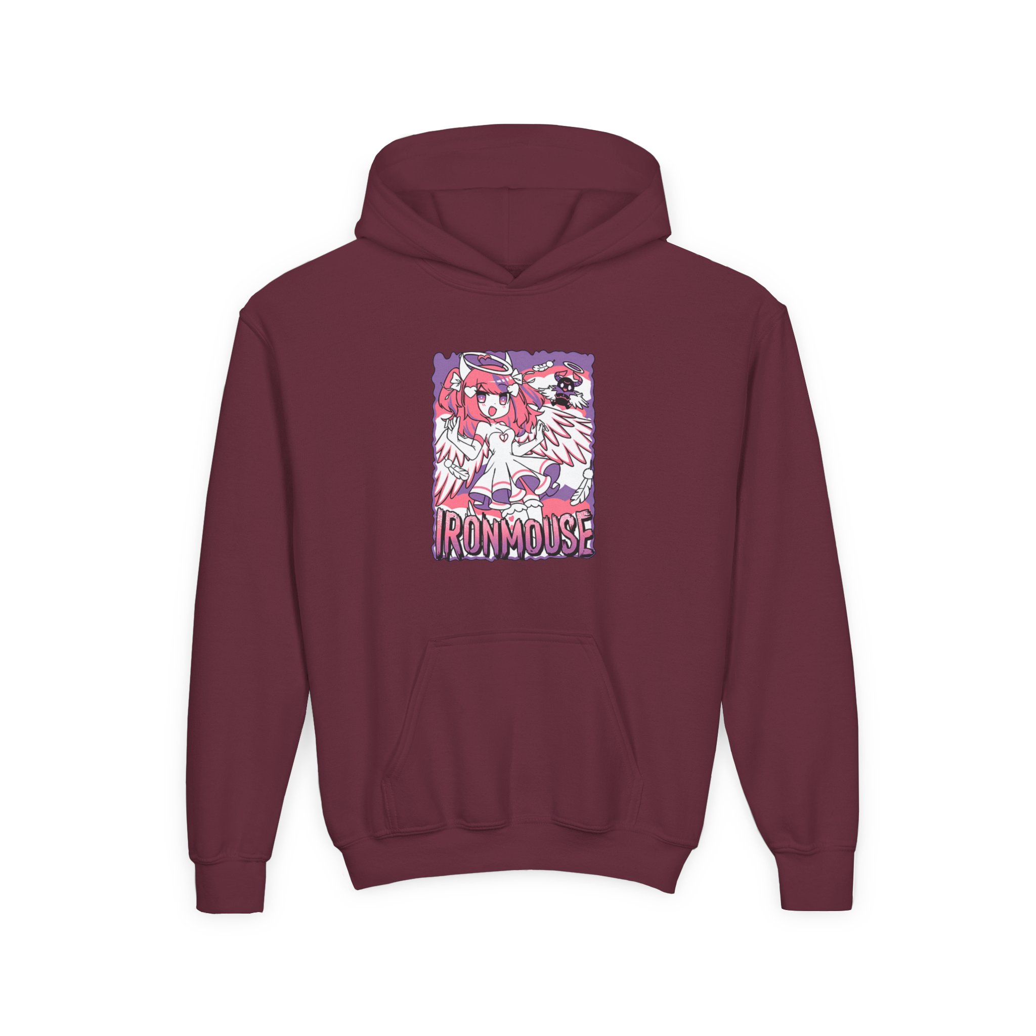 Ironmouse Youth Heavy Blend Hooded Sweatshirt - Image 3