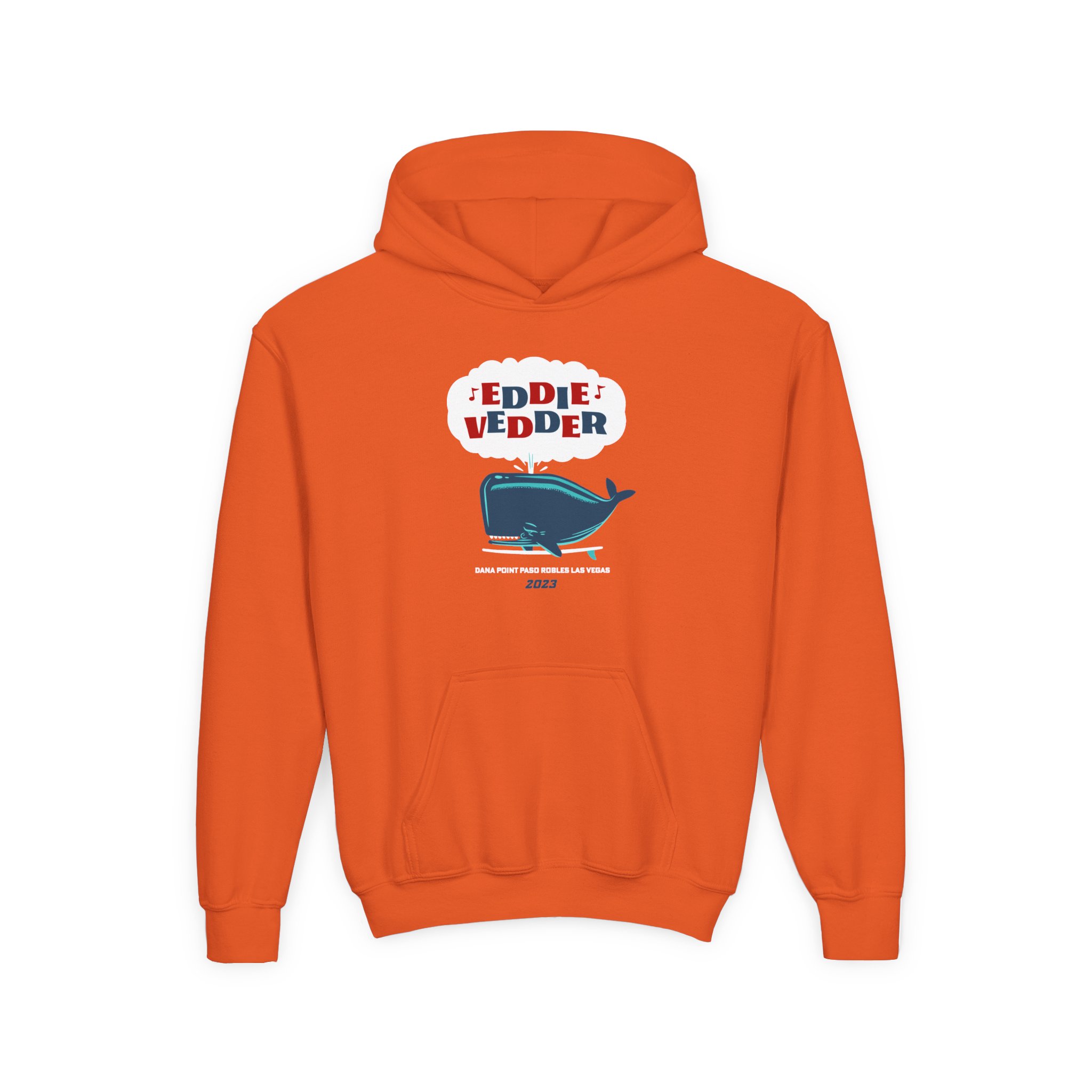 Eddie Vedder Whale Youth Heavy Blend Hooded Sweatshirt - Image 5