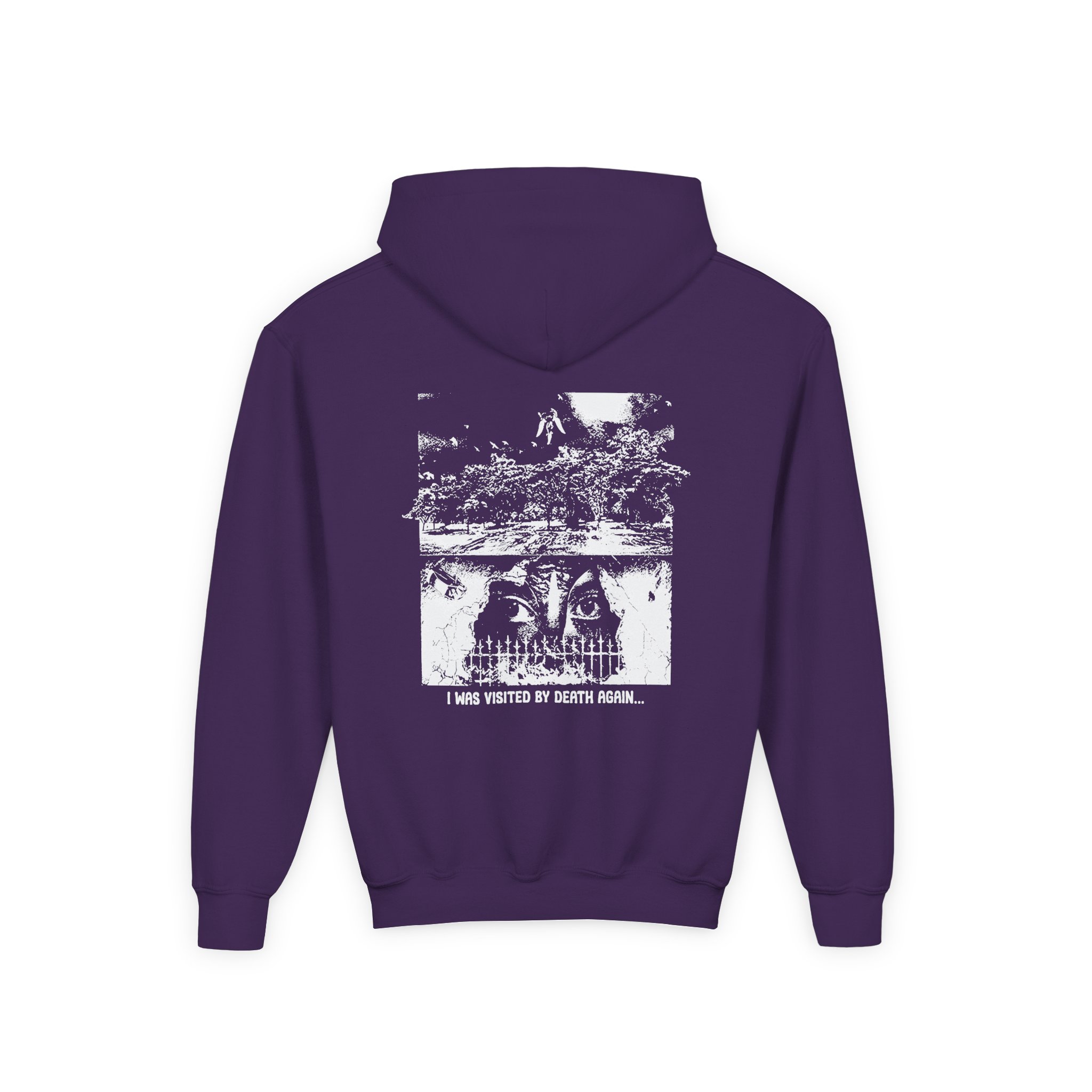 Knocked Loose Death Against Us Youth Heavy Blend Hooded Sweatshirt - Image 14