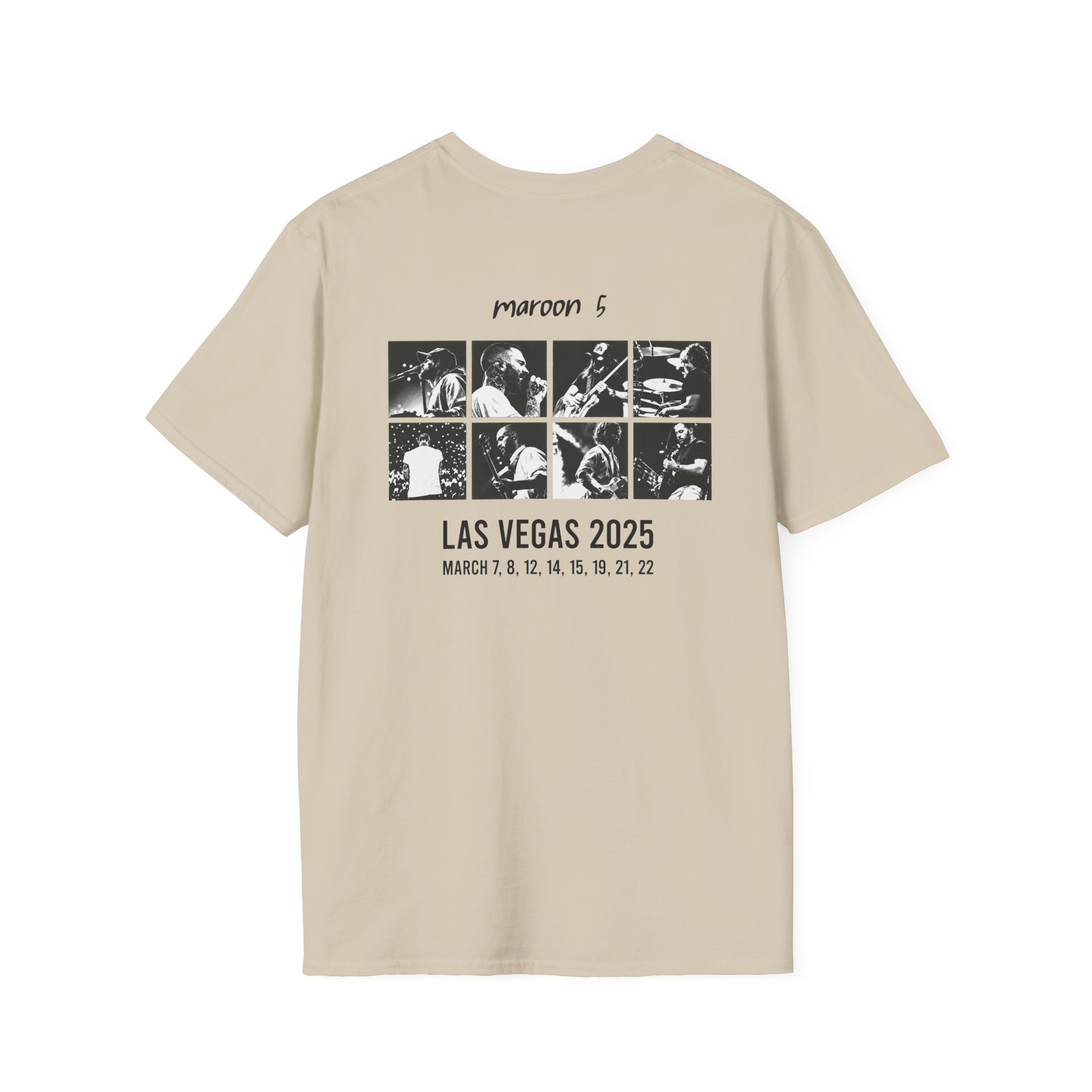 Adam Levine M5LV 2025 Grid Unisex Softstyle T-Shirt - Image 4