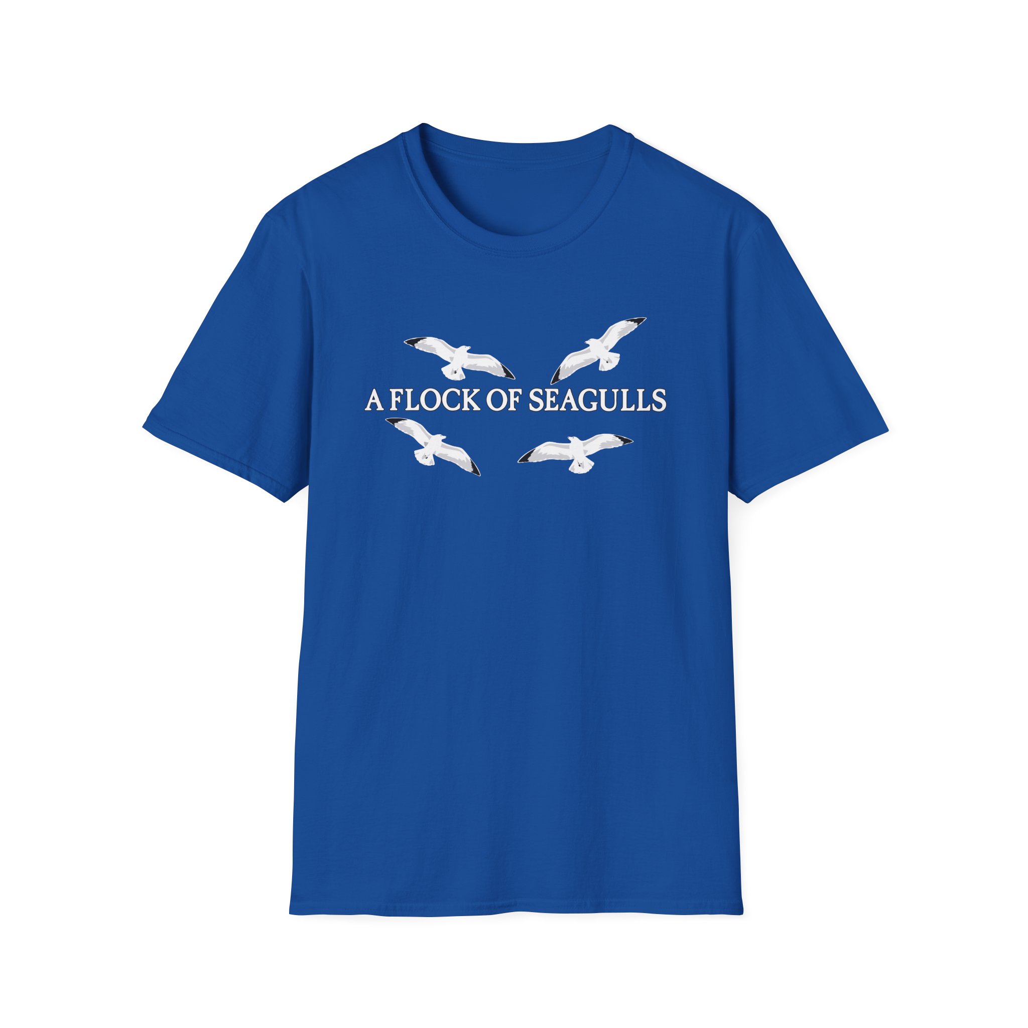 A Flock of Seagulls “Seagulls” Unisex Softstyle T-Shirt - Image 13